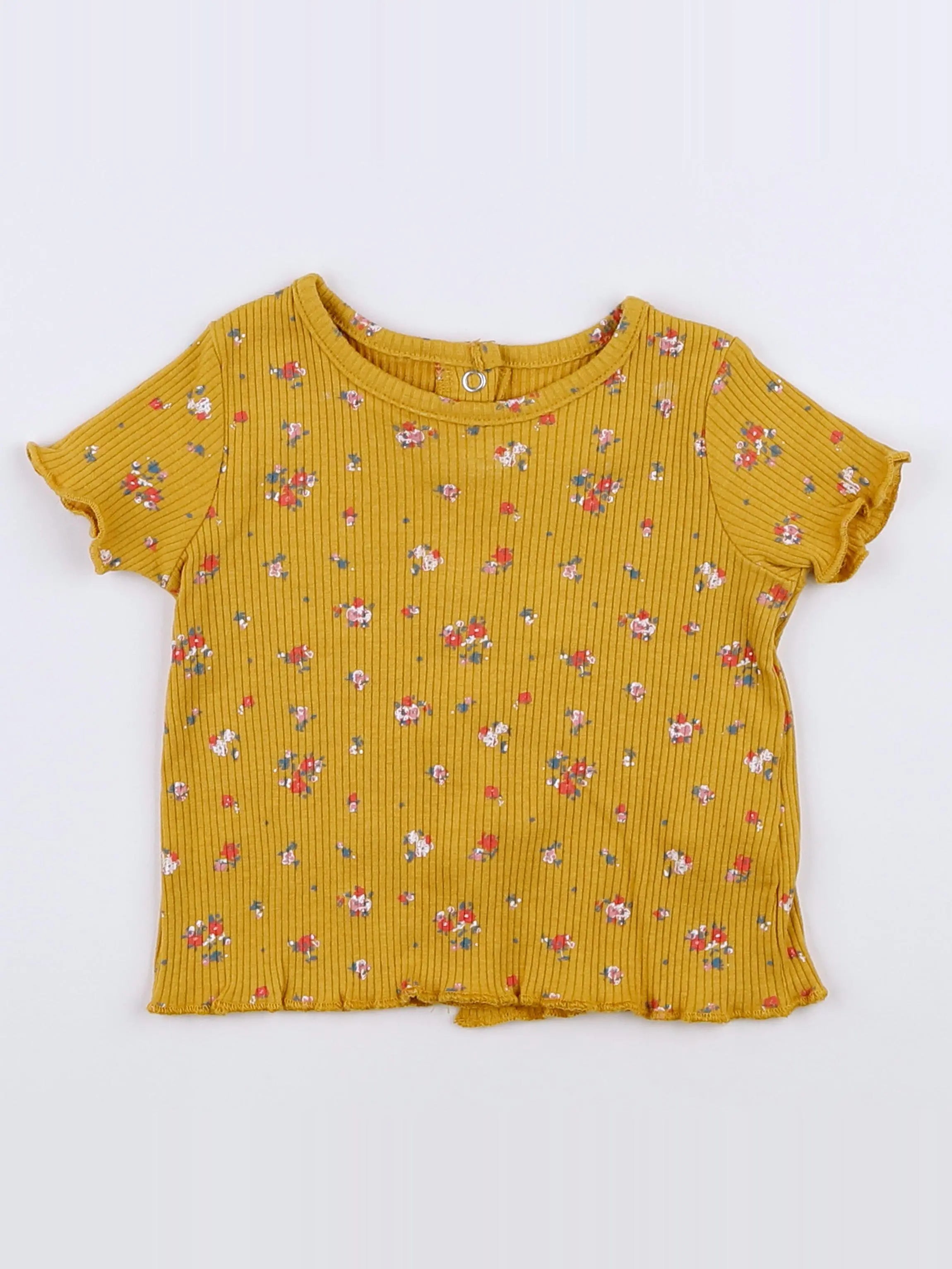 Vertbaudet - tee-shirt jaune - 3 mois