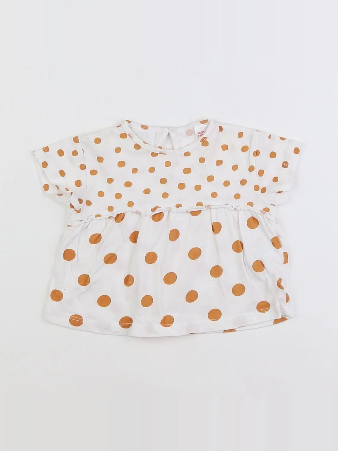 Zara - tee-shirt blanc - 3/6 mois