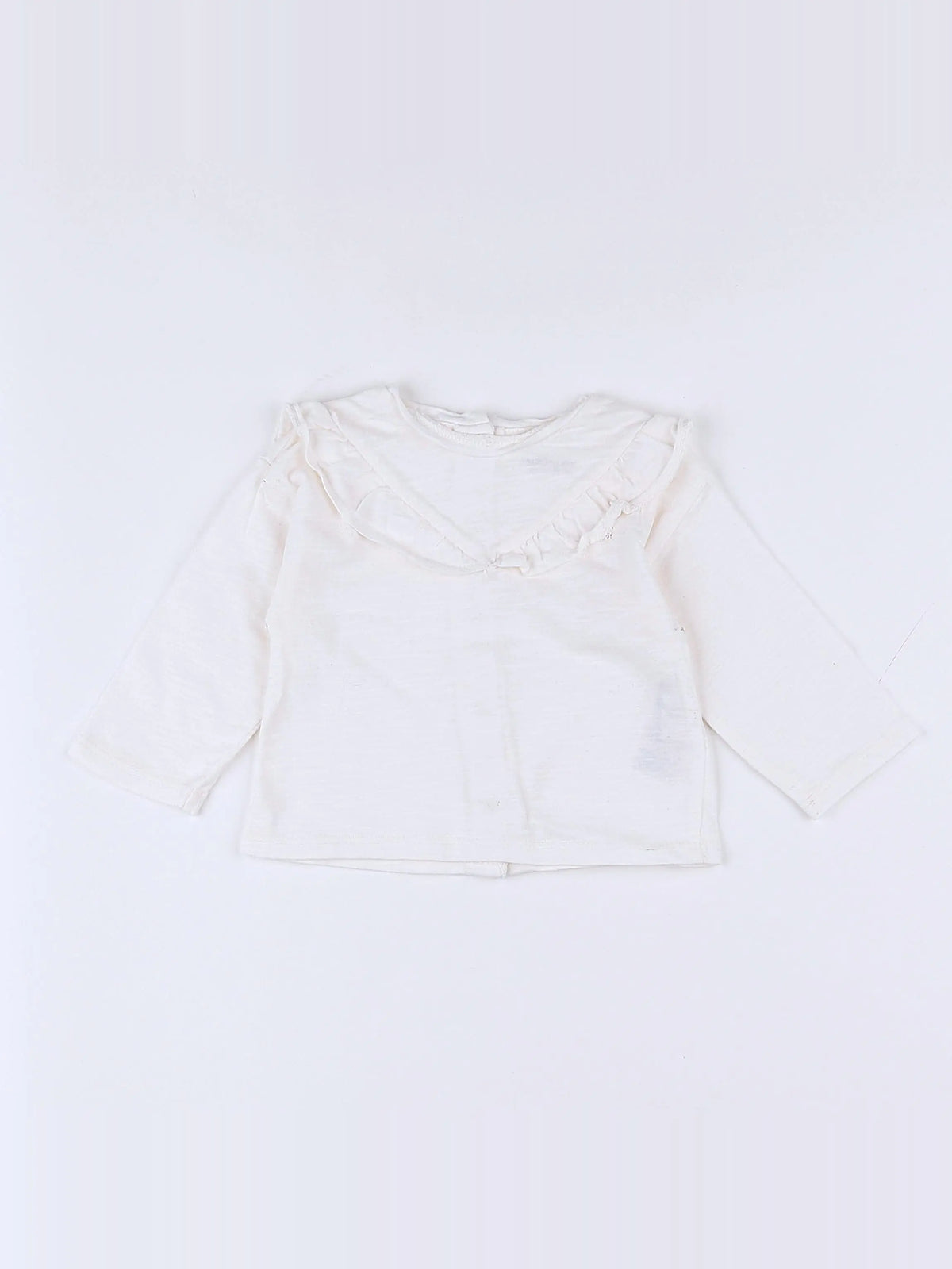 Vertbaudet - tee-shirt blanc - 3 mois