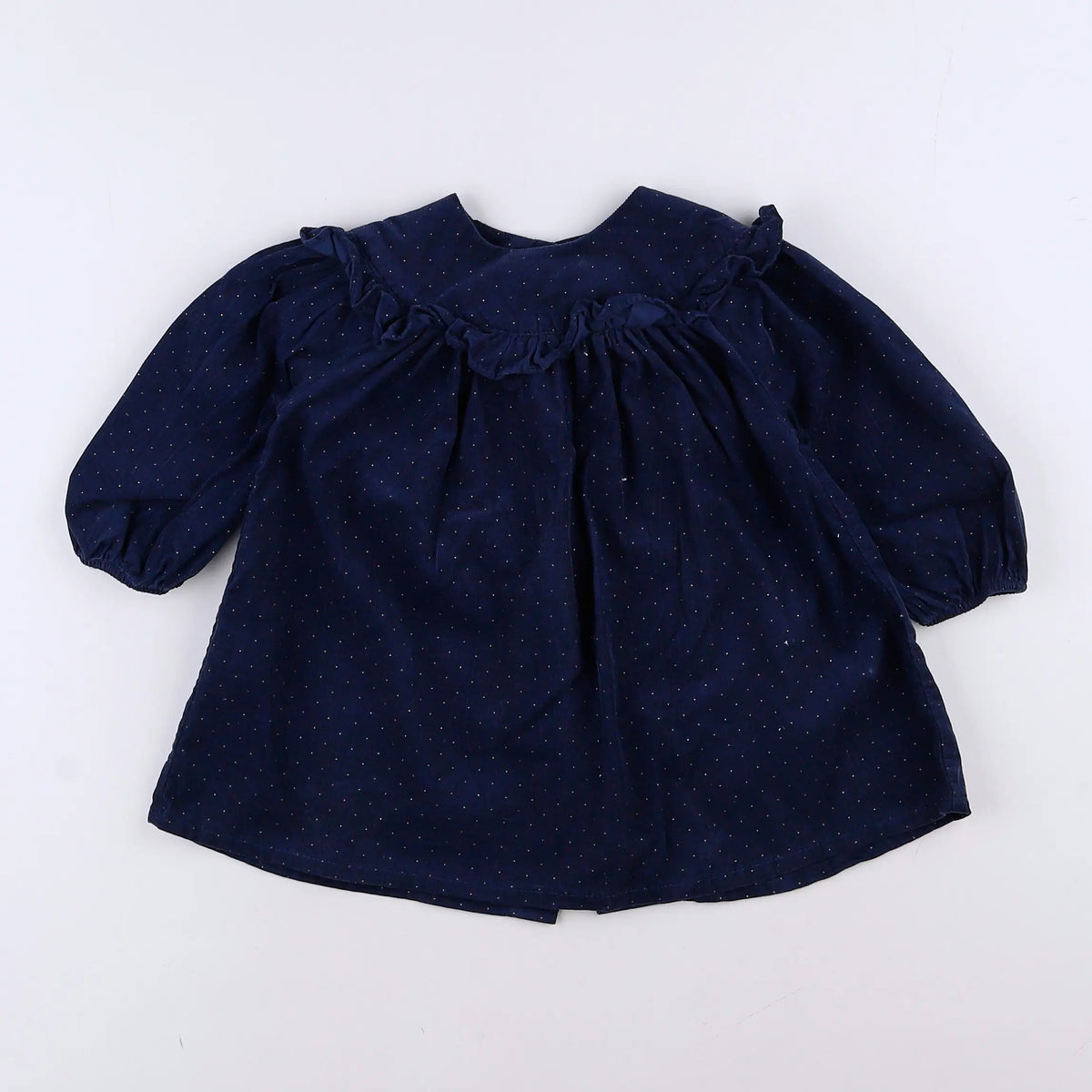Vertbaudet - robe bleu - 12 mois