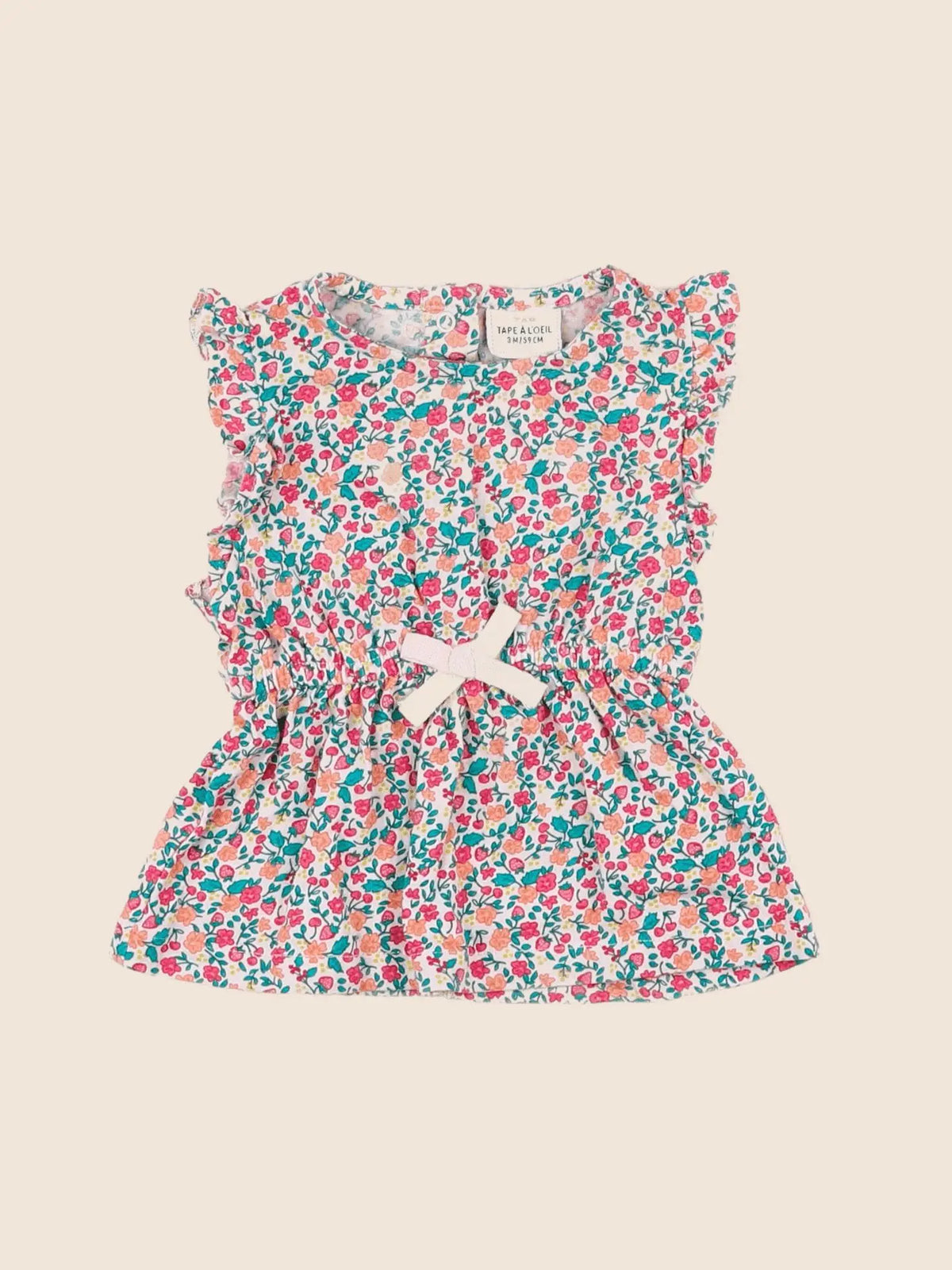 Tape à l'oeil - robe multicolore - 3 mois