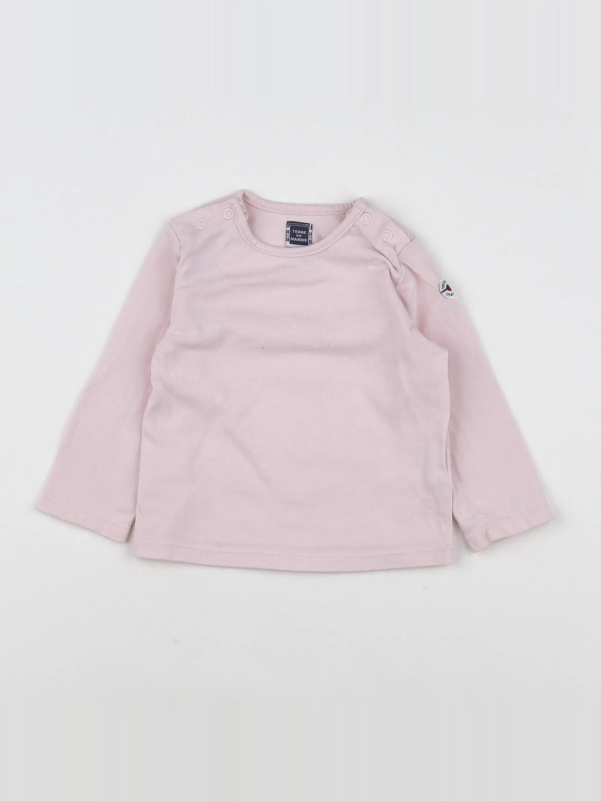 Terre de marins - tee-shirt rose - 6 mois