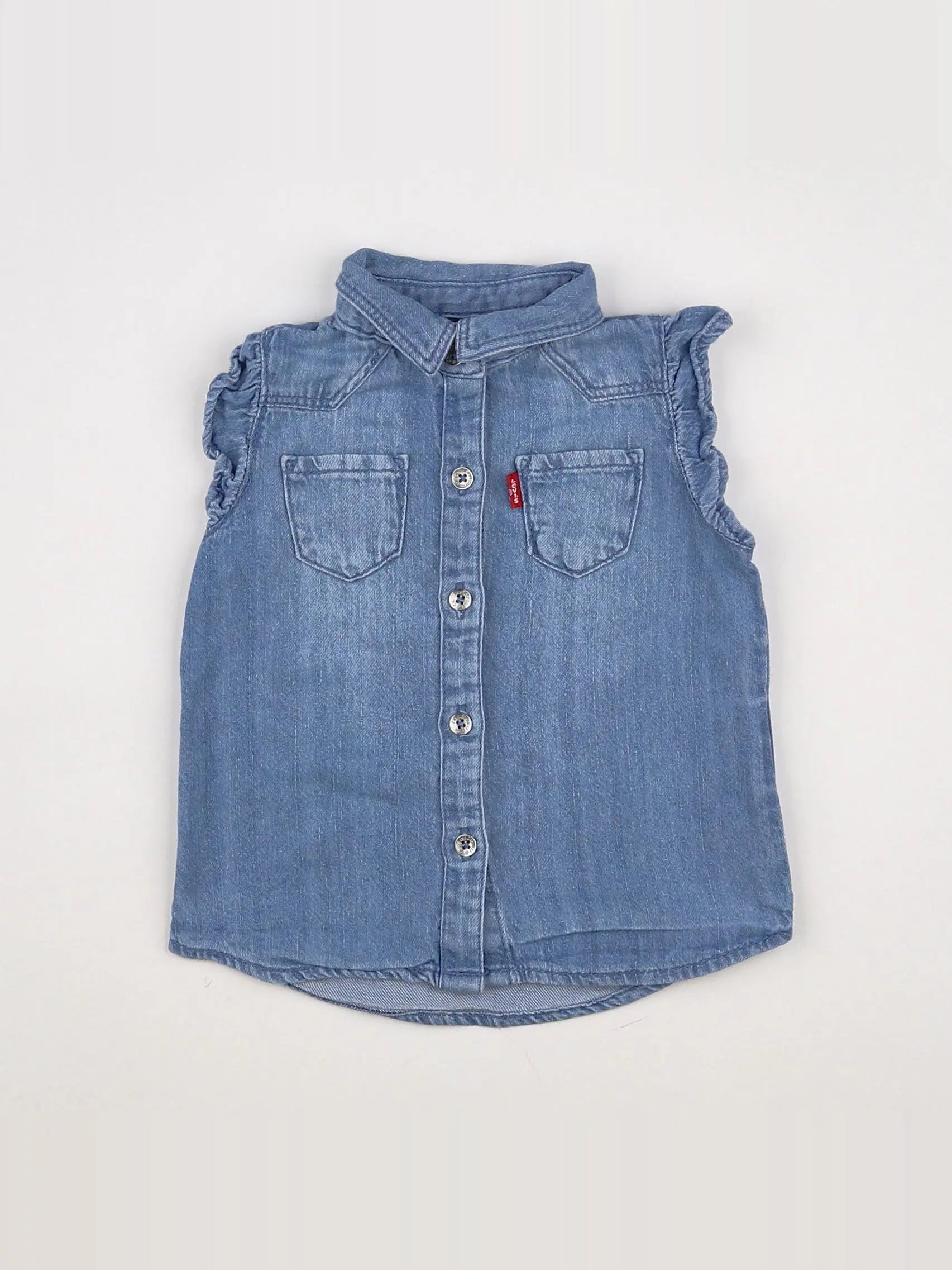 Levi's - chemise bleu - 12 mois