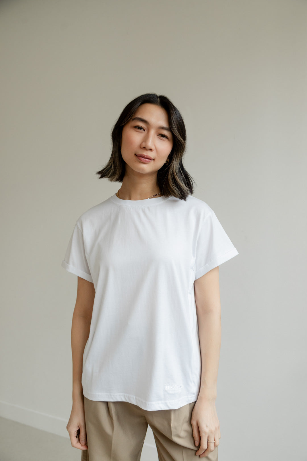 CAMISETA DE LACTANCIA AËL Negra