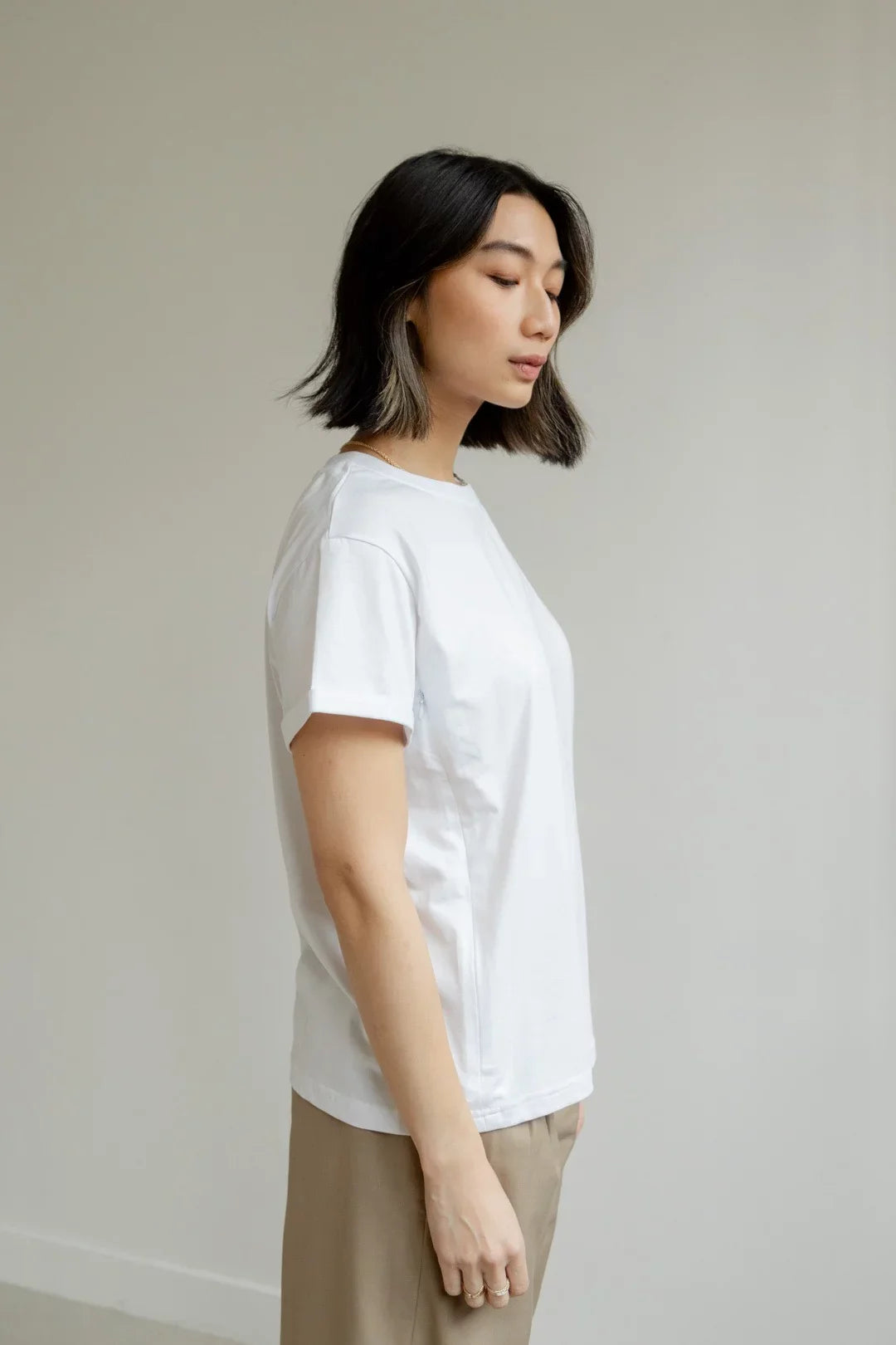 CAMISETA DE LACTANCIA AËL Negra