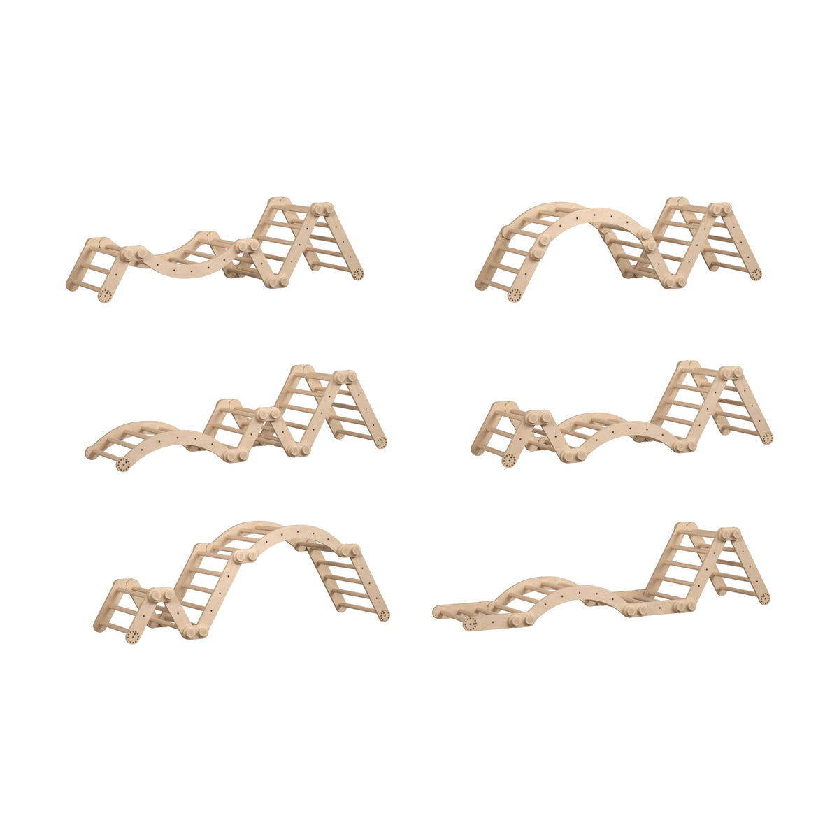 Grand ensemble d’escalade inclinable - Set L