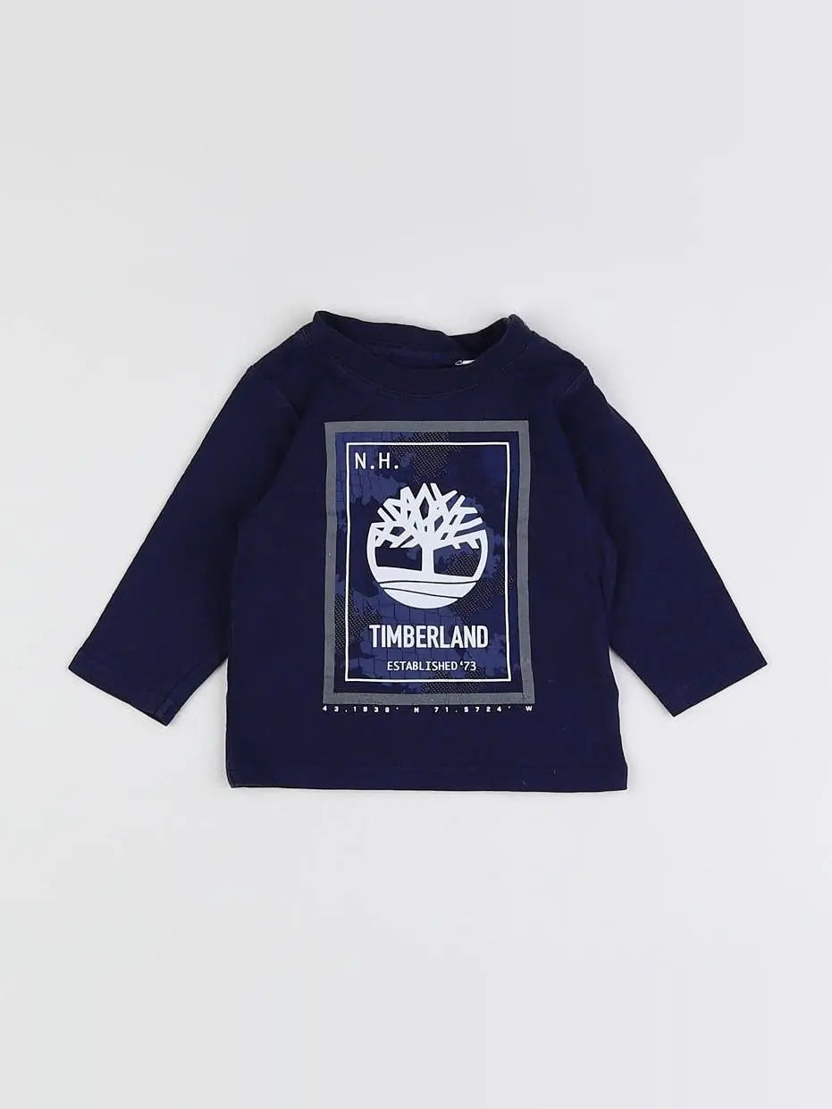 Timberland - tee-shirt bleu - 6 mois