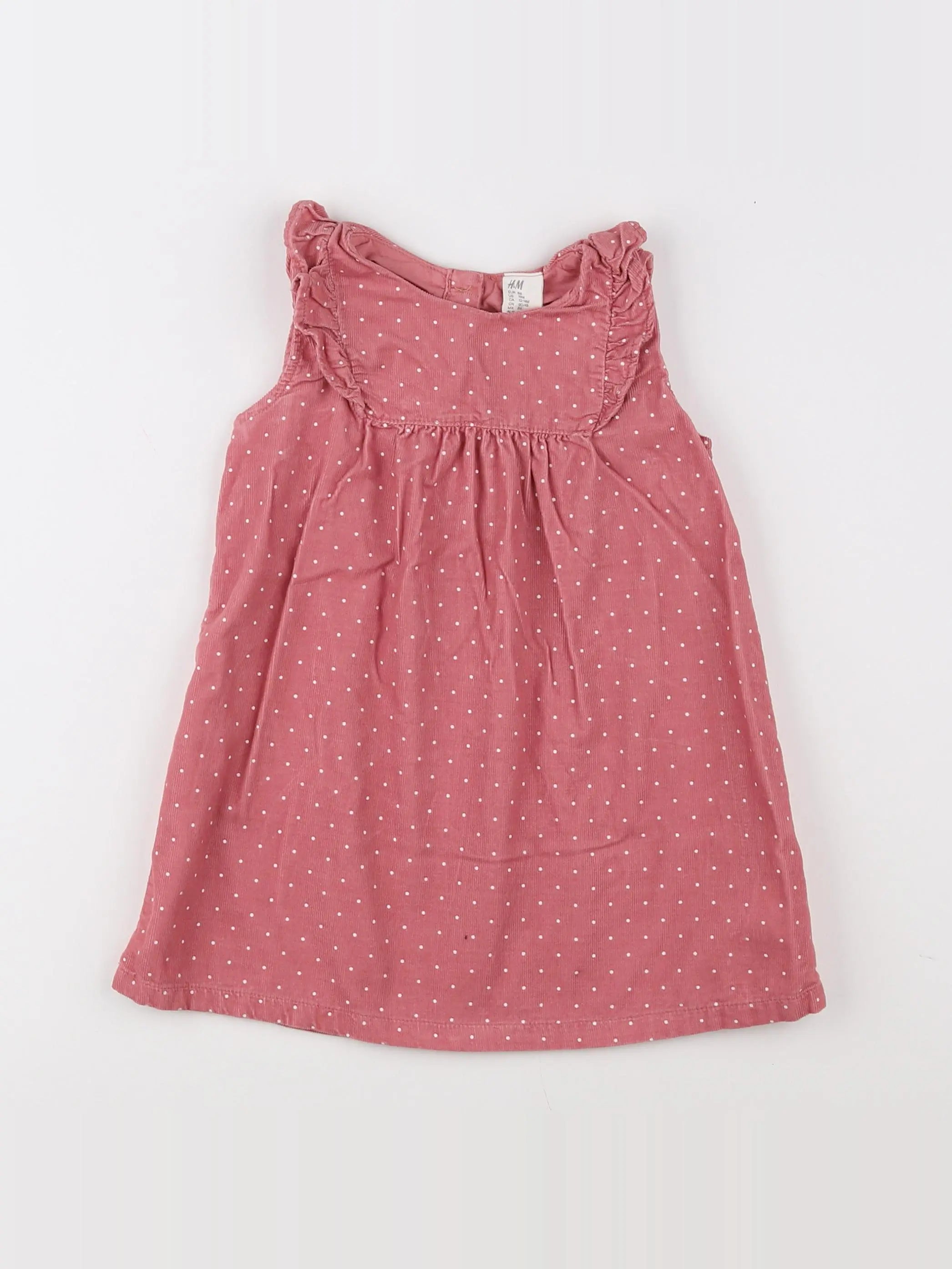 H&M - robe rose - 18 mois