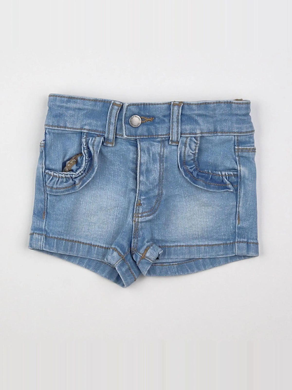 Vertbaudet - short bleu - 3 mois