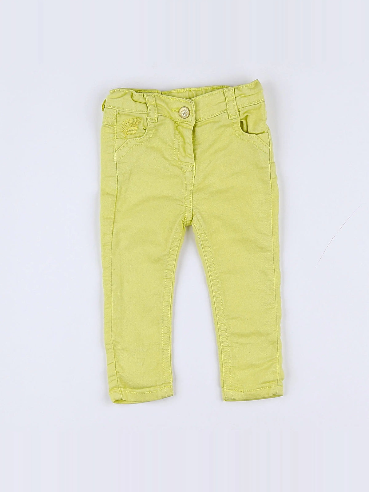 Tape à l'oeil - pantalon jaune - 6 mois