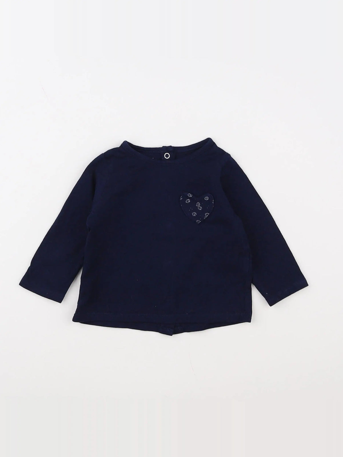 Vertbaudet - tee-shirt bleu - 3 mois