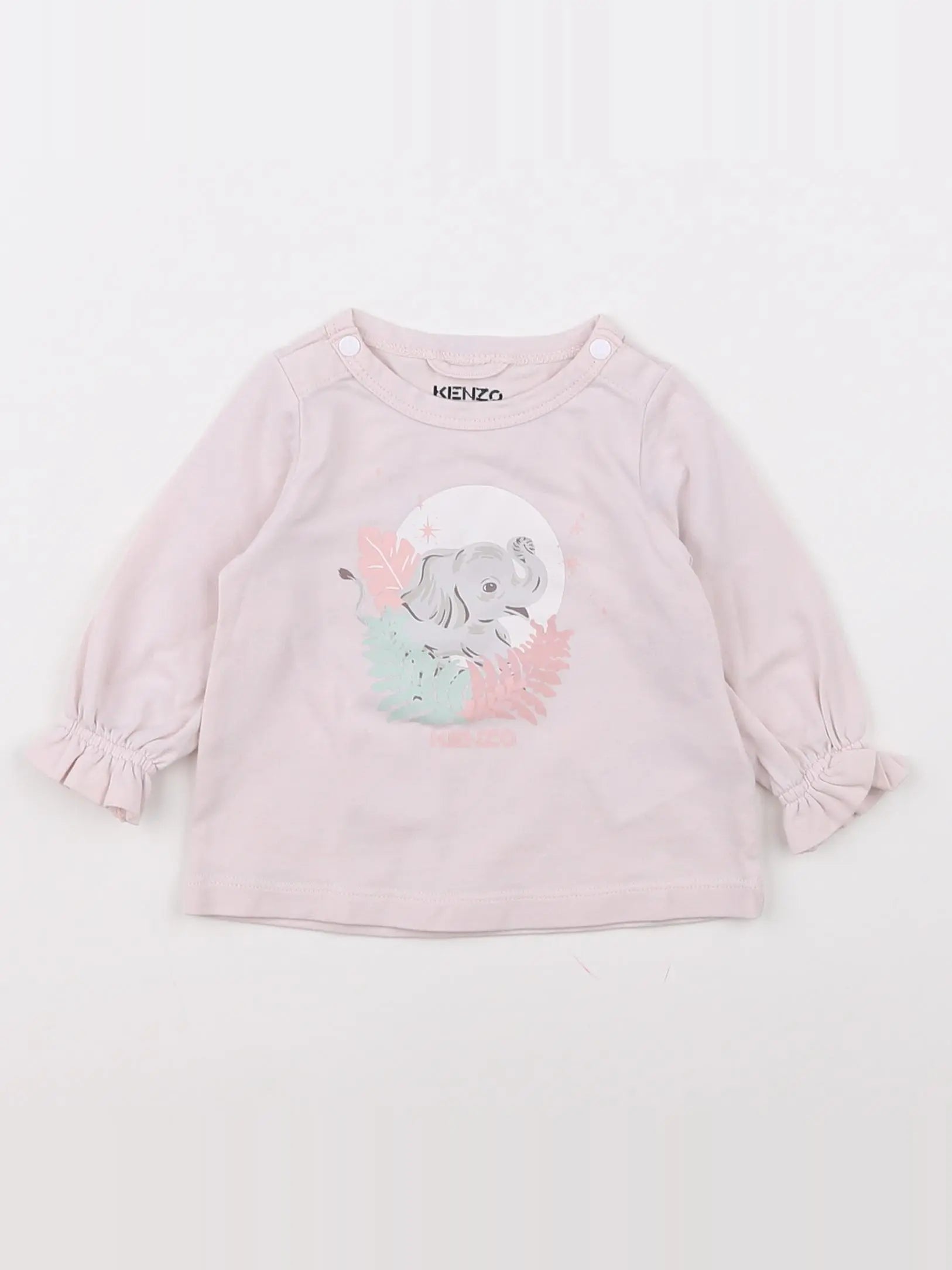 Kenzo - tee-shirt rose - 3 mois