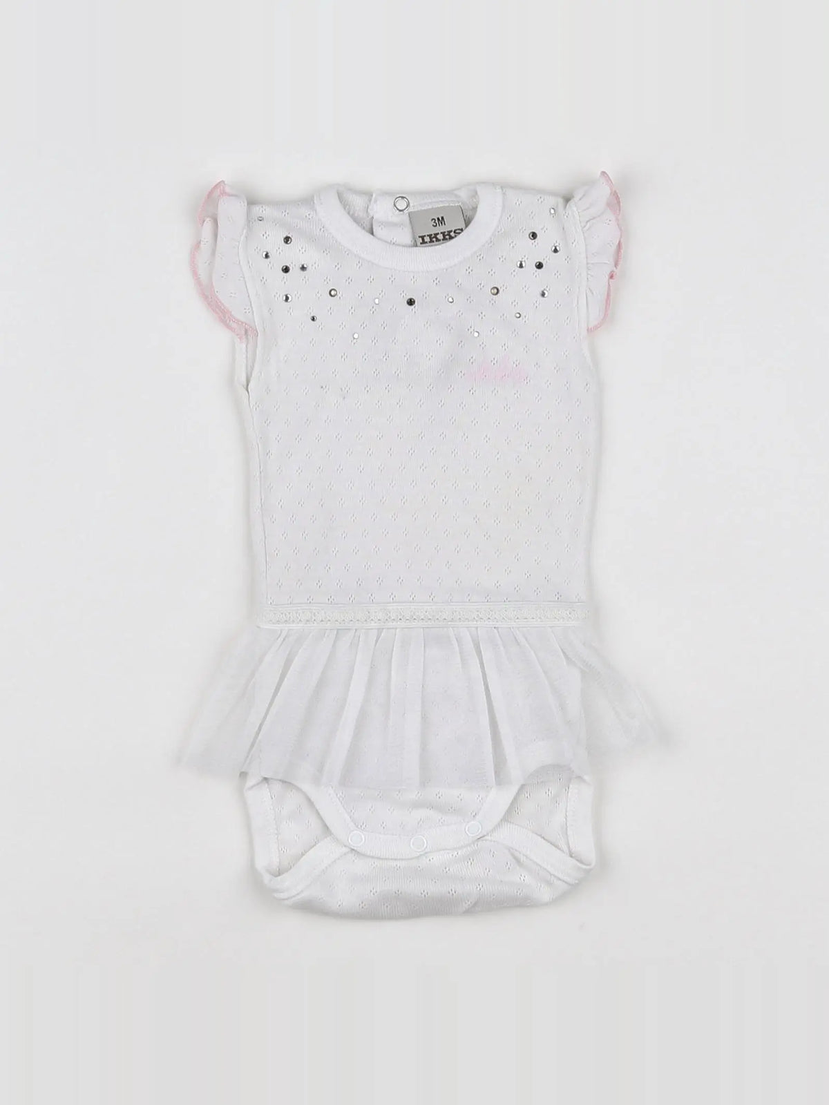 IKKS - body vetement blanc - 3 mois