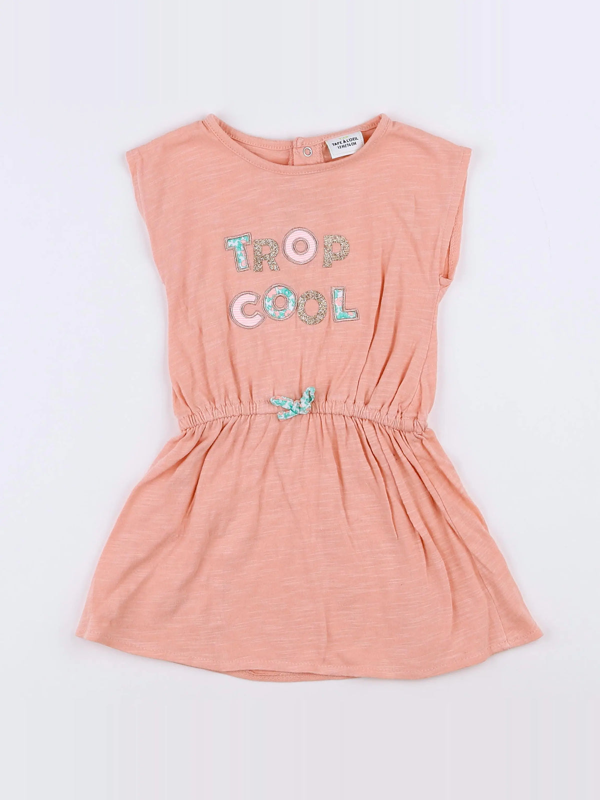 Tape à l'oeil - robe rose - 12 mois