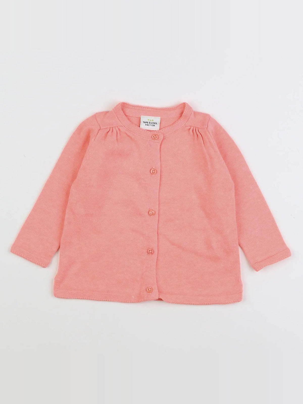 Tape à l'oeil - gilet orange - 9 mois