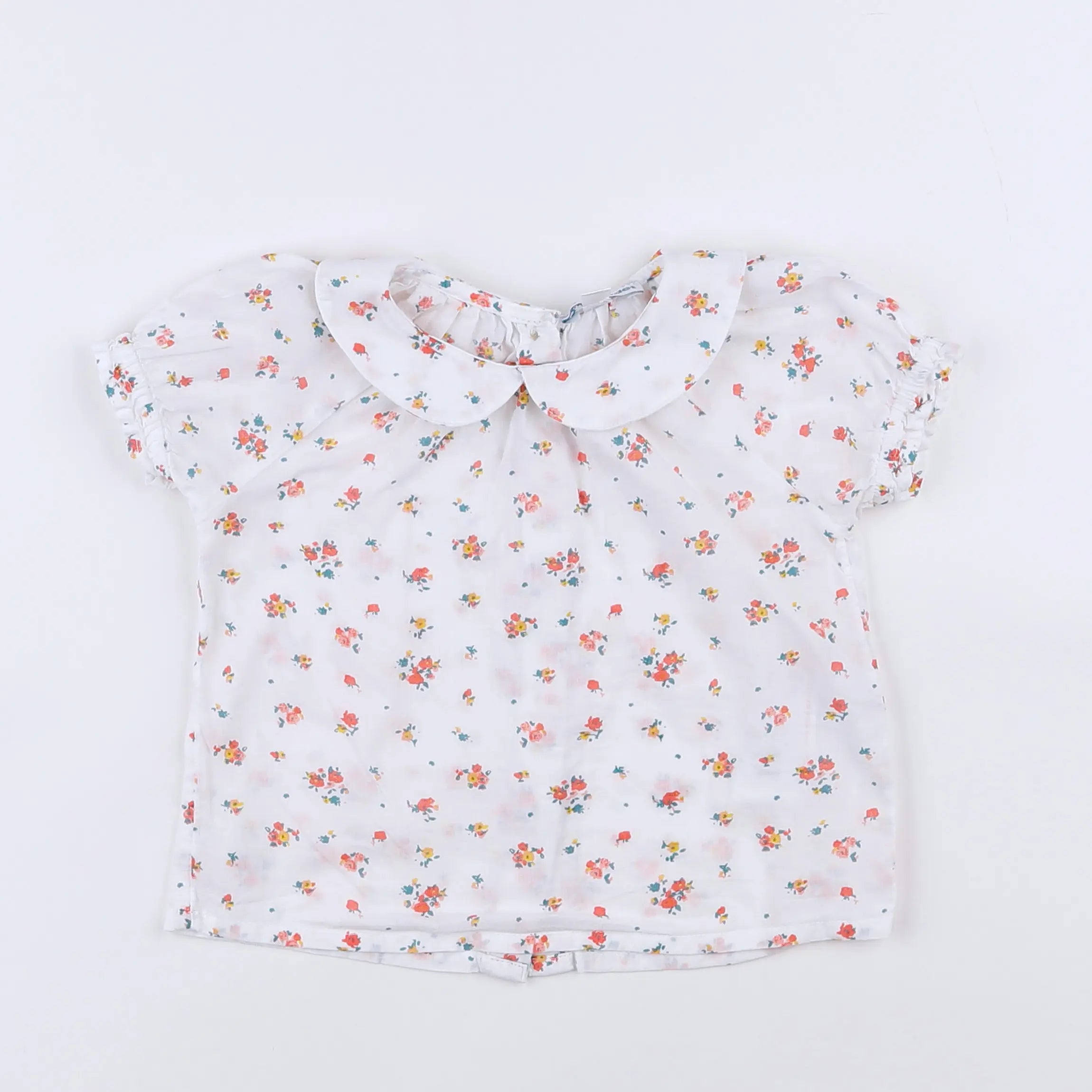Vertbaudet - blouse blanc - 12 mois