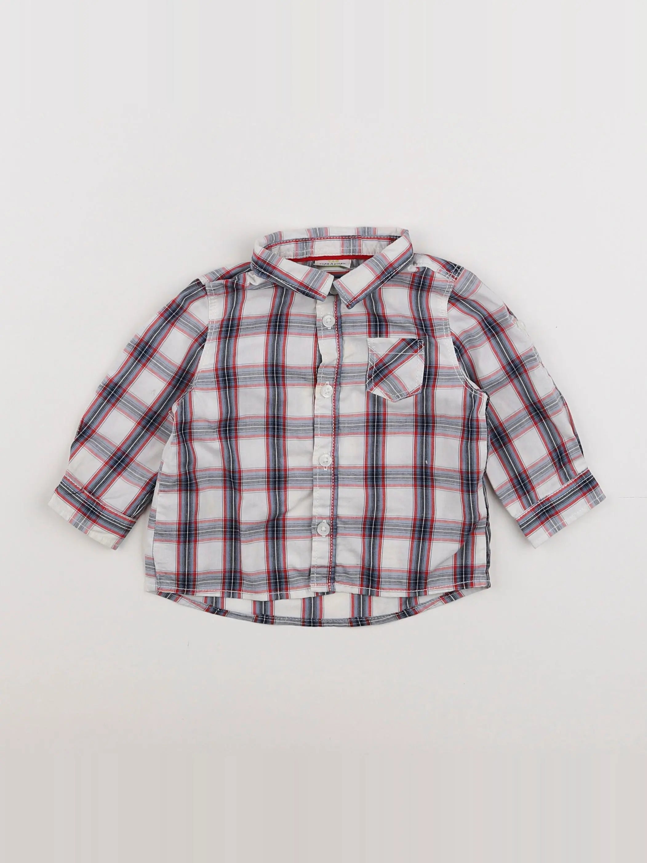Tape à l'oeil - chemise multicolore - 6 mois