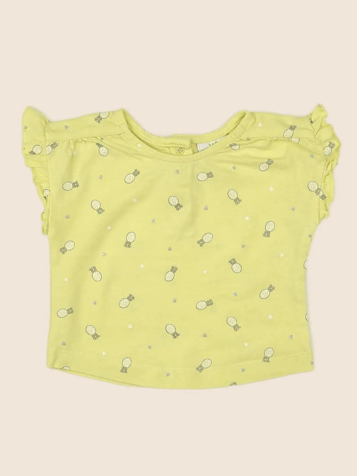 Tape à l'oeil - tee-shirt jaune - 3 mois