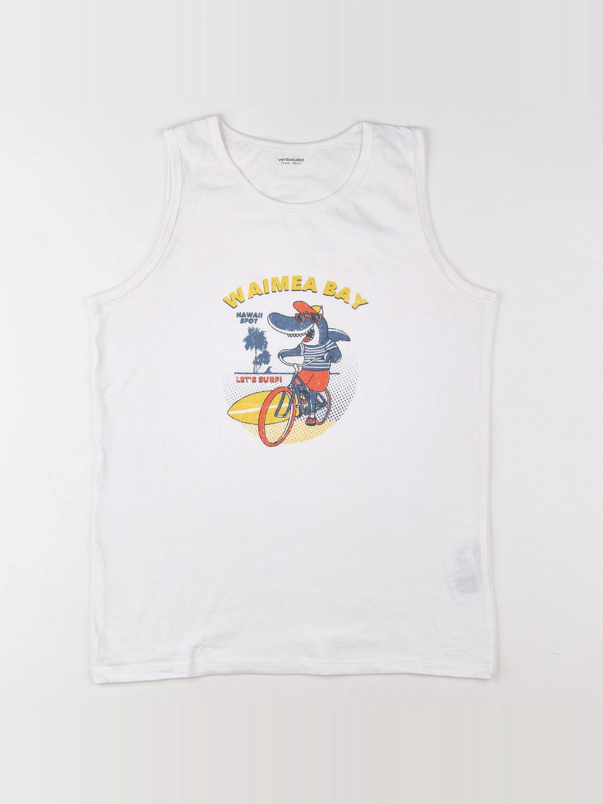 Vertbaudet - débardeur blanc - 14 ans