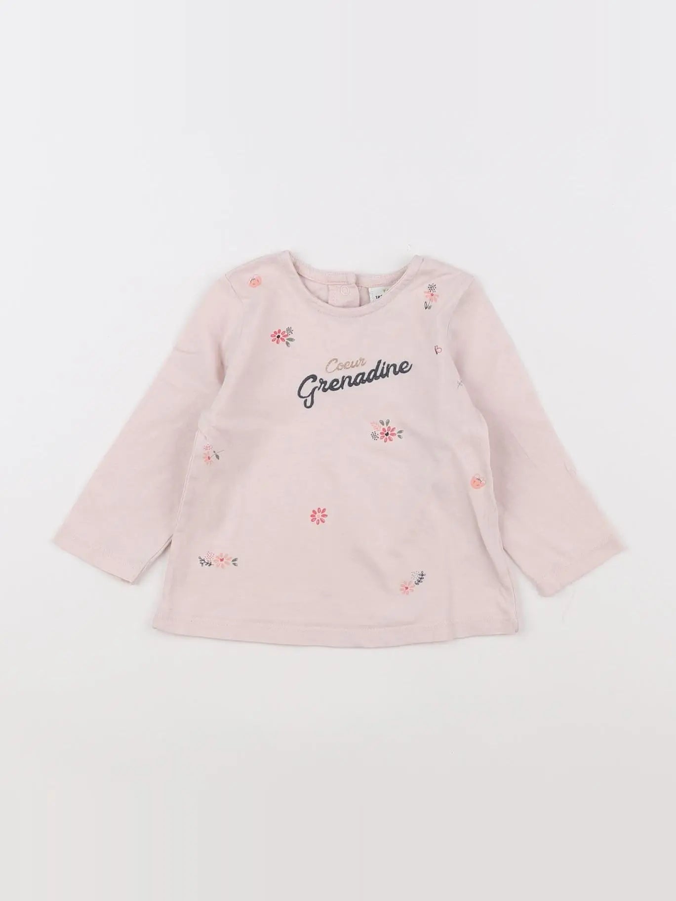 Tape à l'oeil - tee-shirt rose - 6 mois