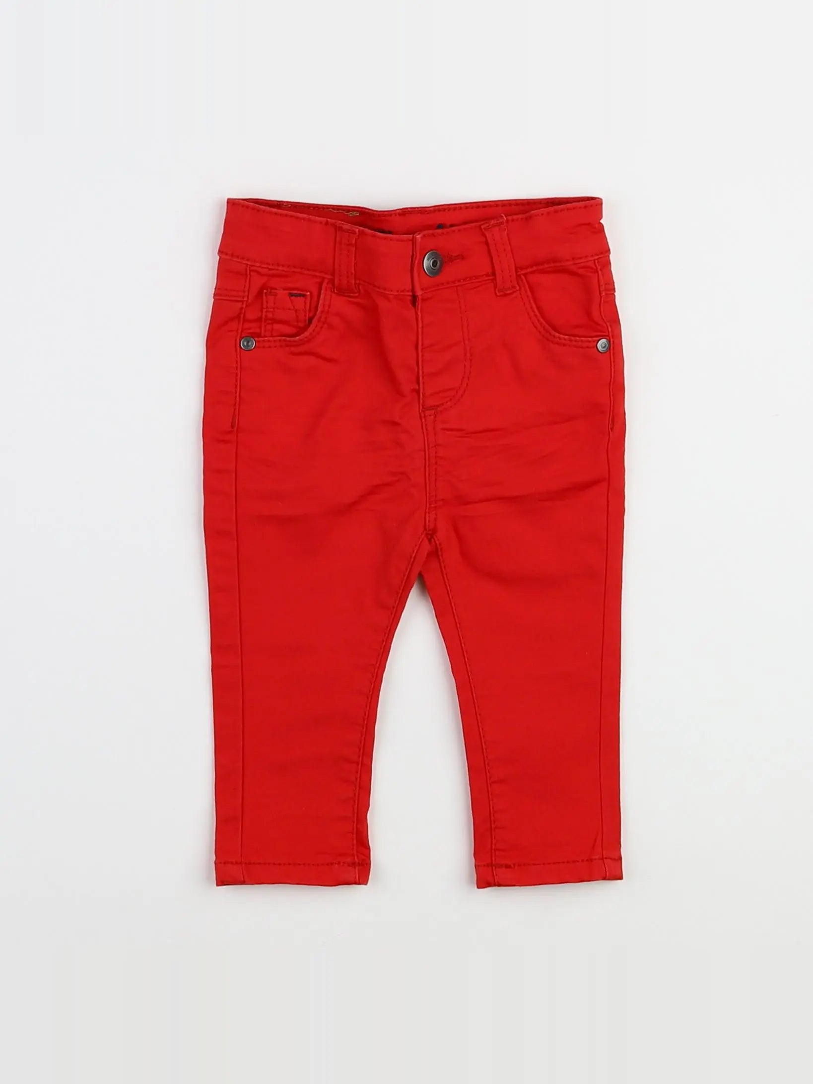 Tape à l'oeil - pantalon rouge - 9 mois