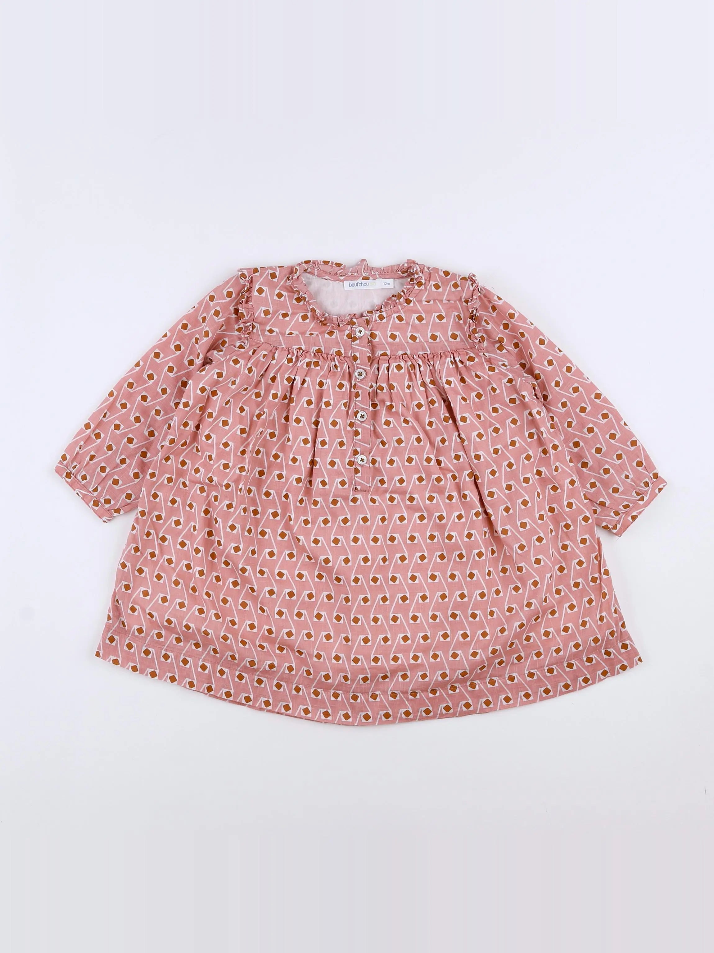 Boutchou - robe rose - 12 mois