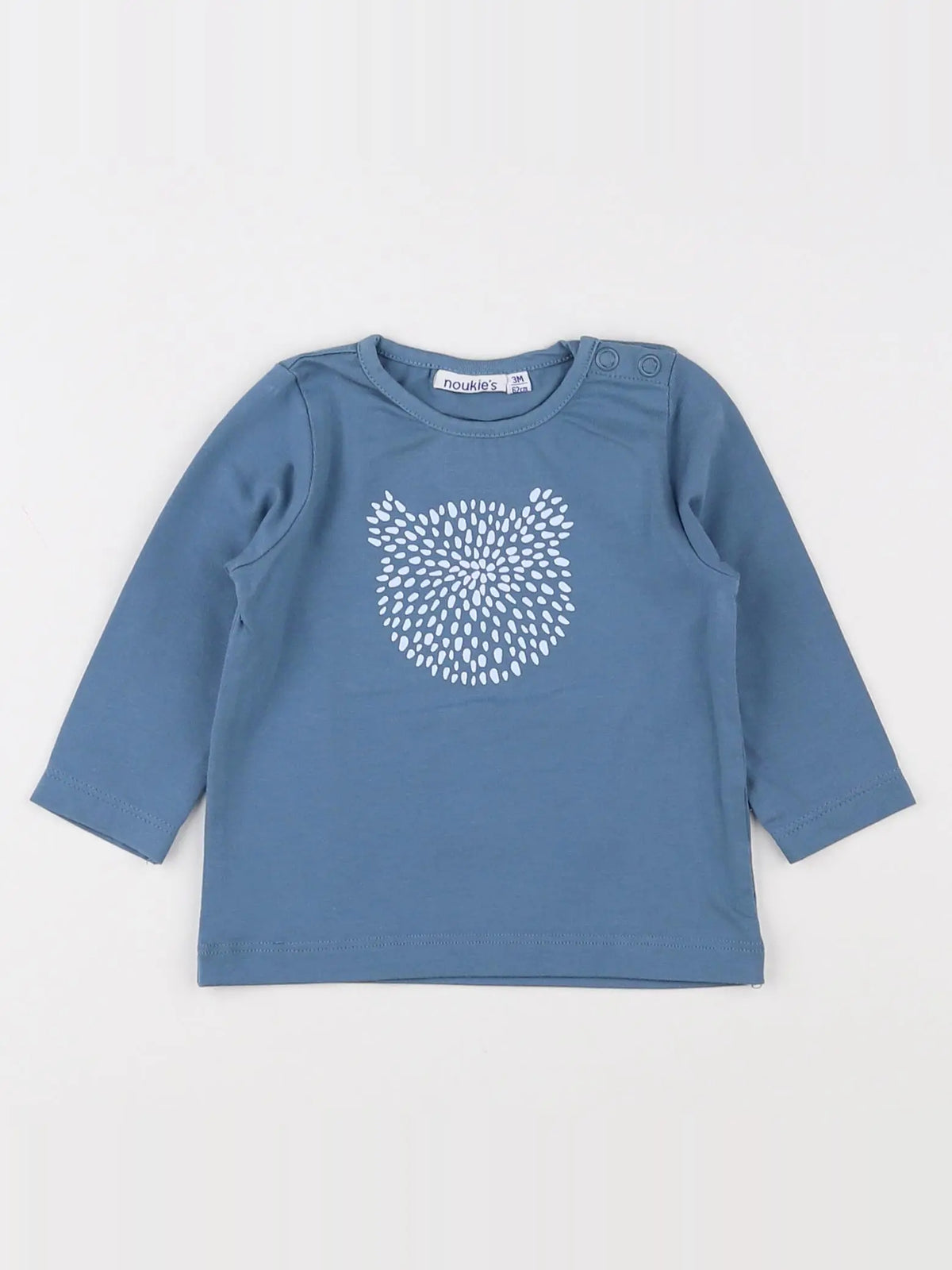 Noukie's - tee-shirt bleu - 3 mois