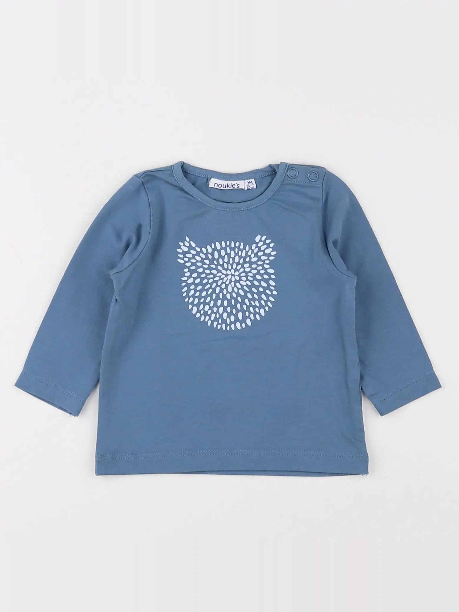 Noukie's - tee-shirt bleu - 3 mois