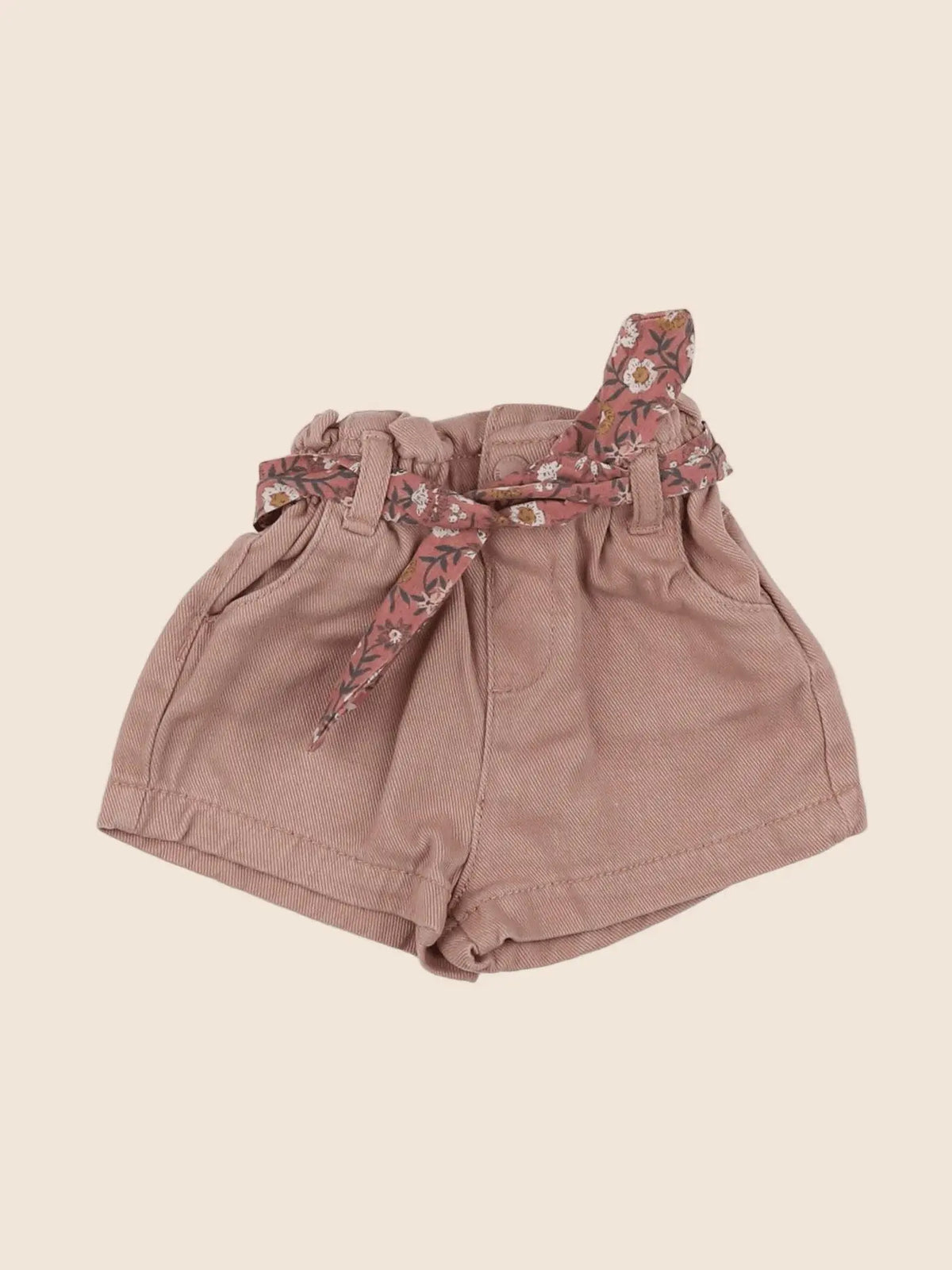 Vertbaudet - short marron - 12 mois
