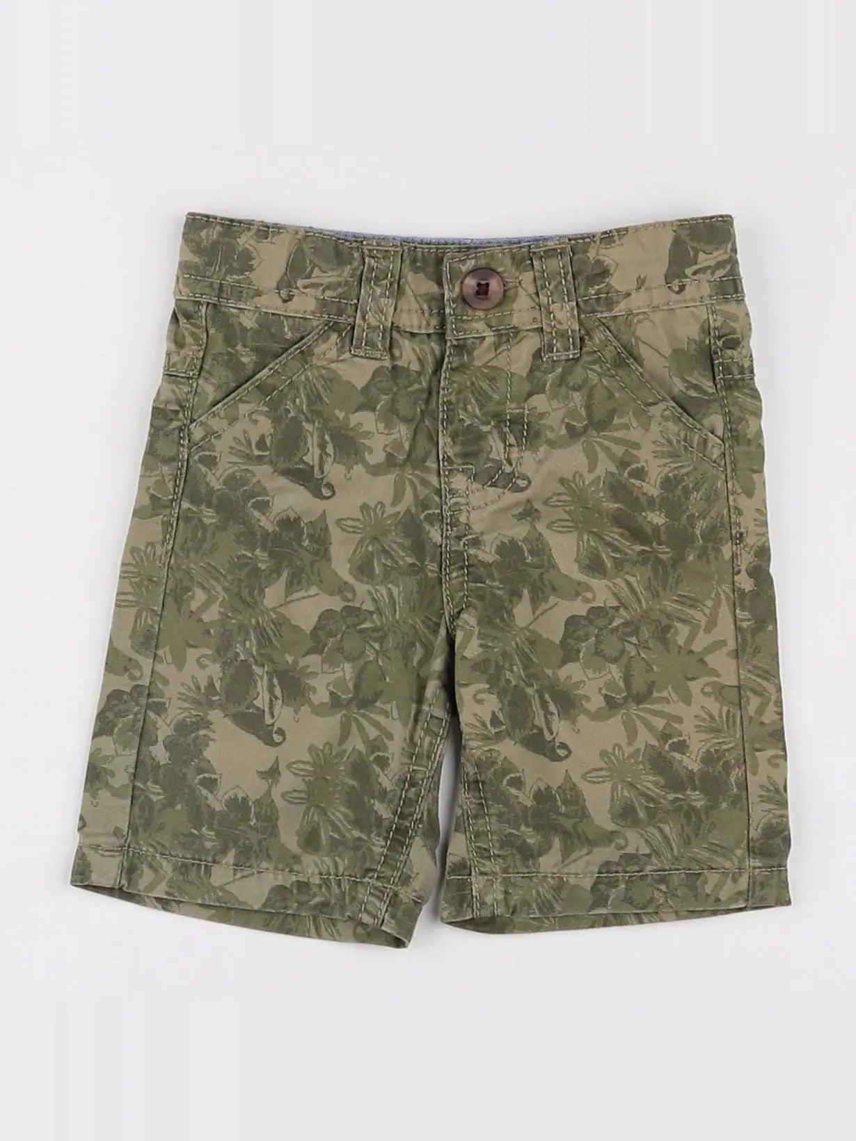 Tape à l'oeil - short beige, vert - 3 mois