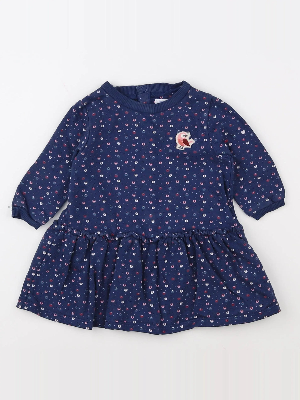 Boutchou - robe bleu - 9 mois