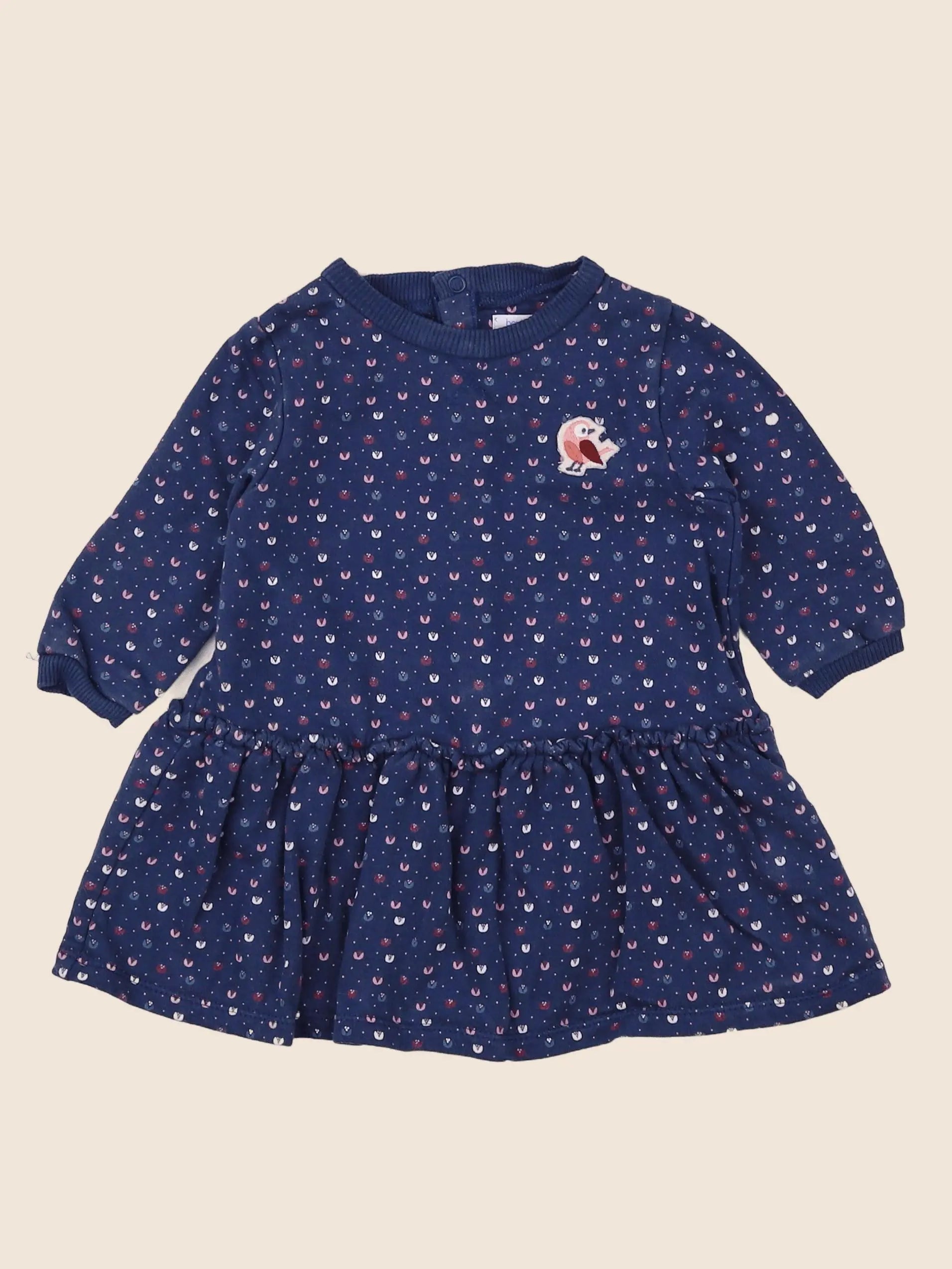 Boutchou - robe bleu - 9 mois