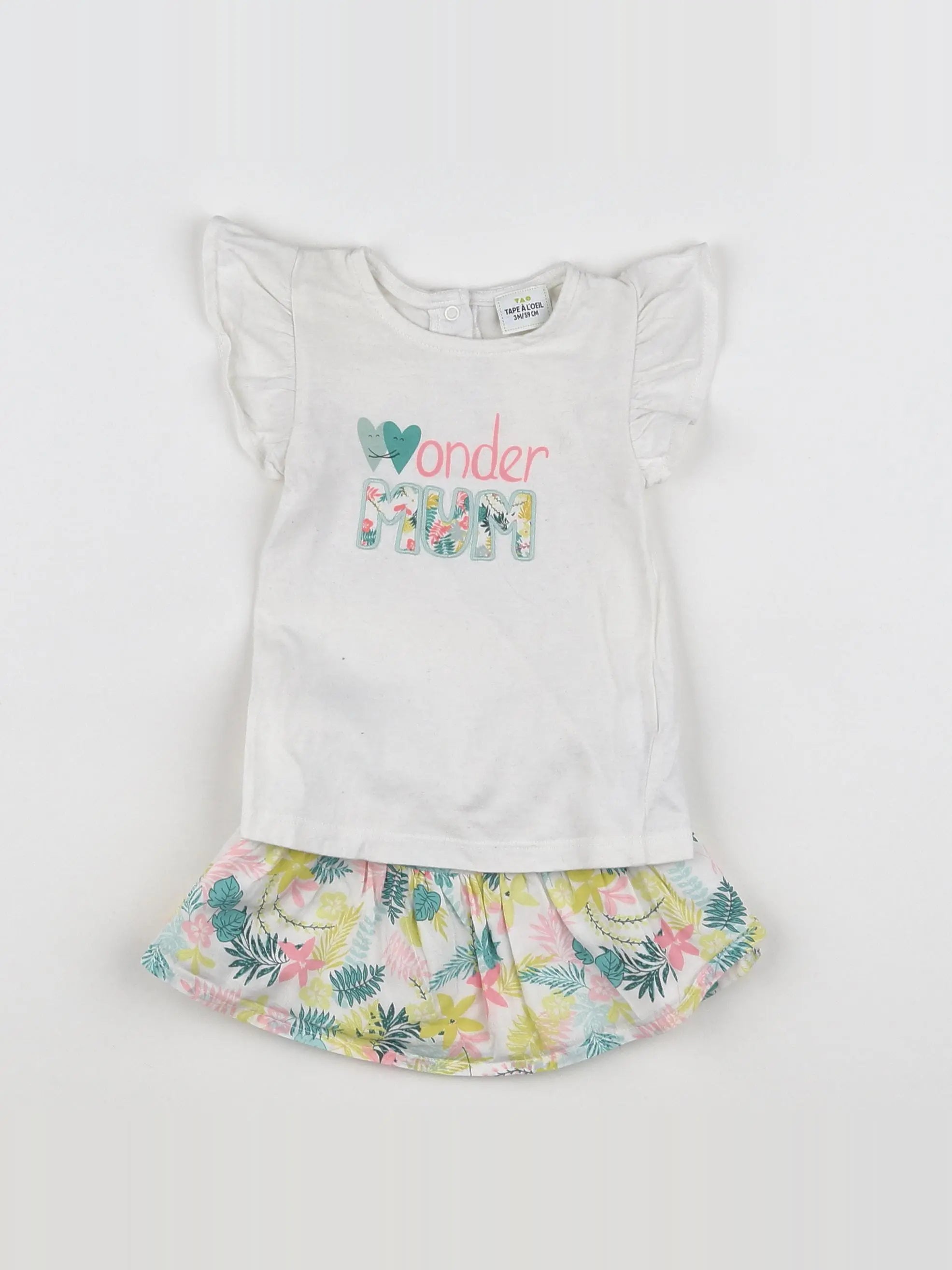 Tape à l'oeil - ensemble multicolore - 3 mois