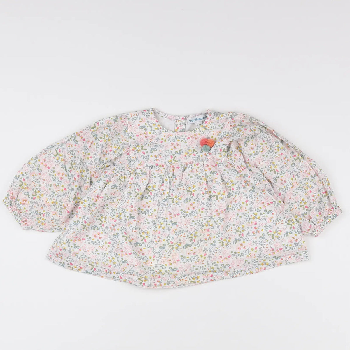 Vertbaudet - blouse multicolore - 18 mois