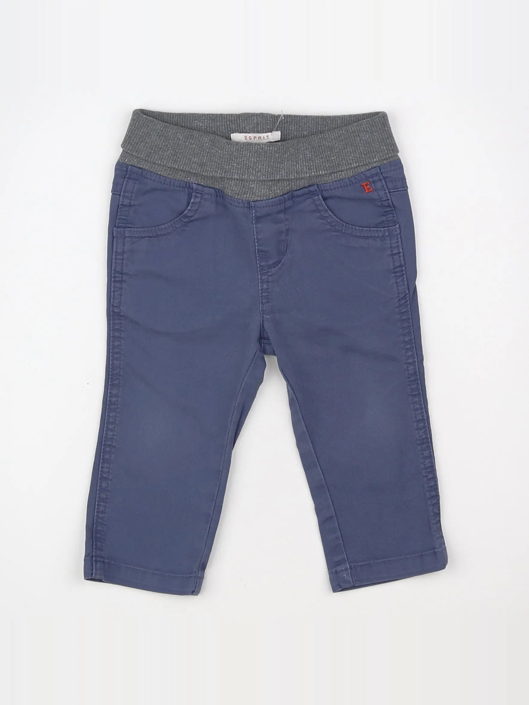 Esprit - pantalon bleu, gris - 9 mois