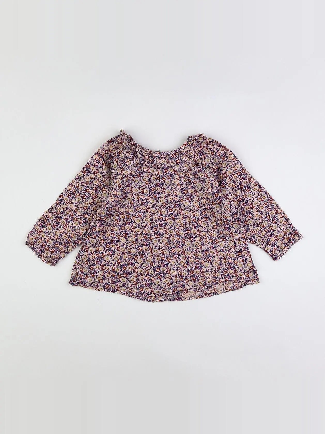 Boutchou - blouse multicolore - 18 mois