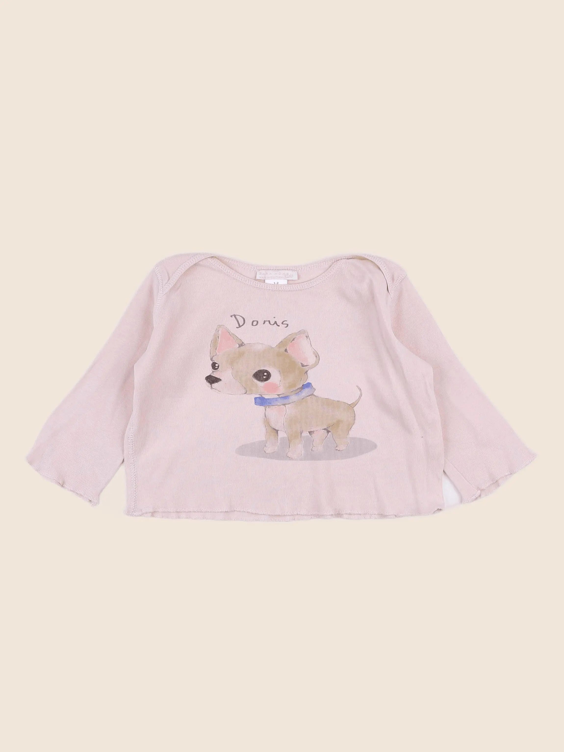 Zara - tee-shirt rose - 2 ans