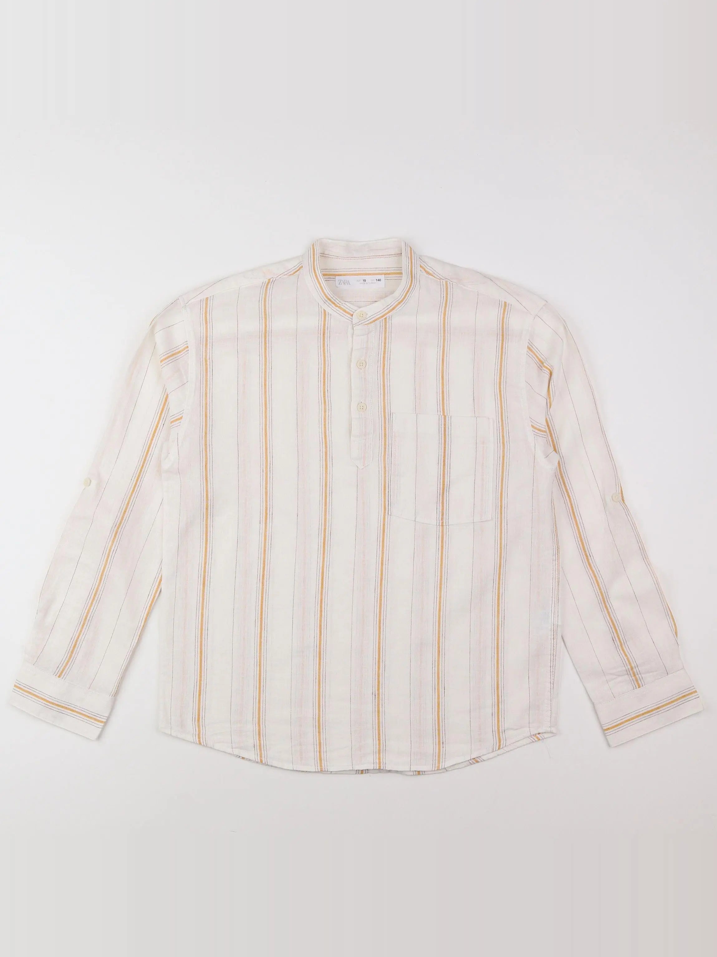 Zara - chemise beige, multicolore - 10 ans