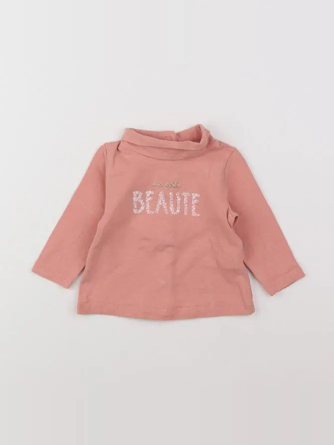 Tape à l'oeil - tee-shirt rose - 3 mois