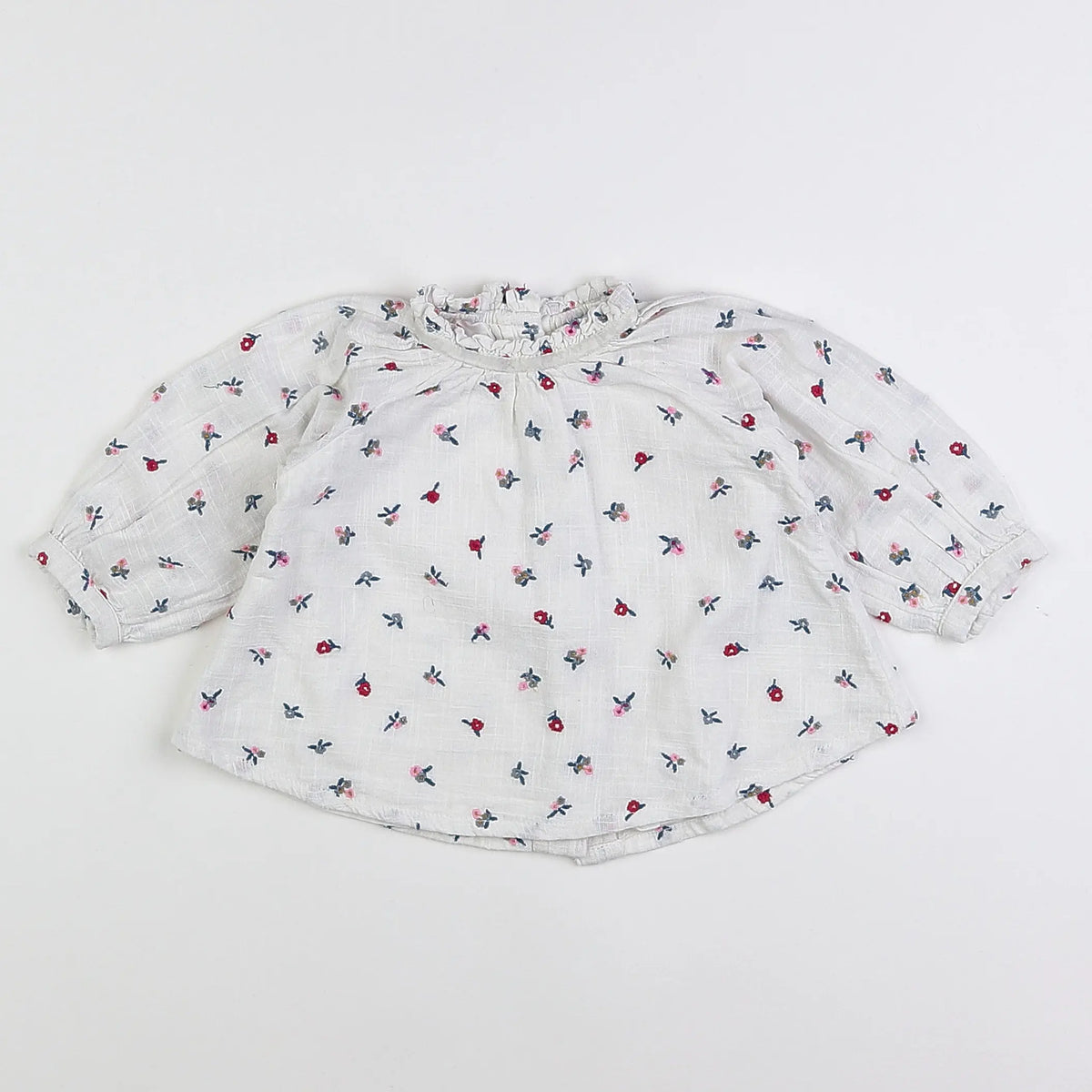 Vertbaudet - blouse blanc - 6 mois
