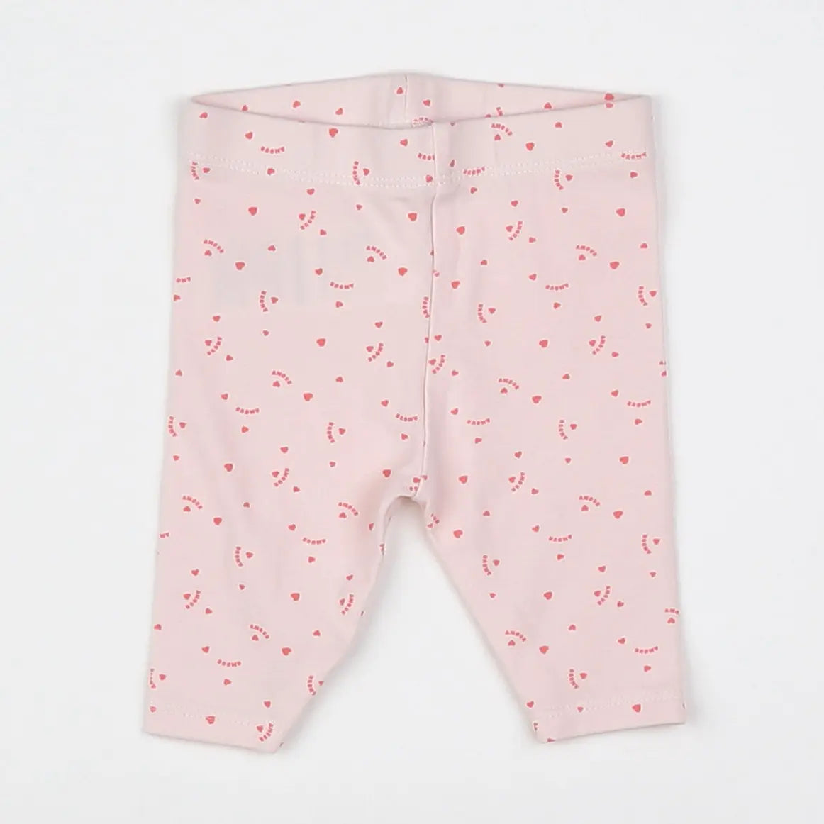 Vertbaudet - legging rose - 3 mois