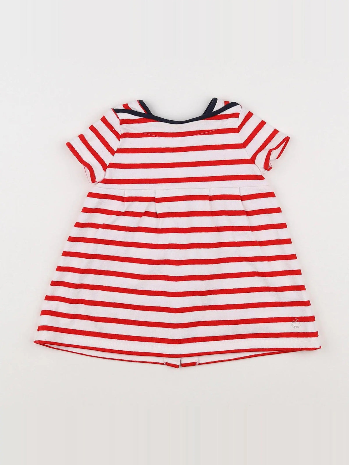 Petit Bateau - robe rouge - 6 mois