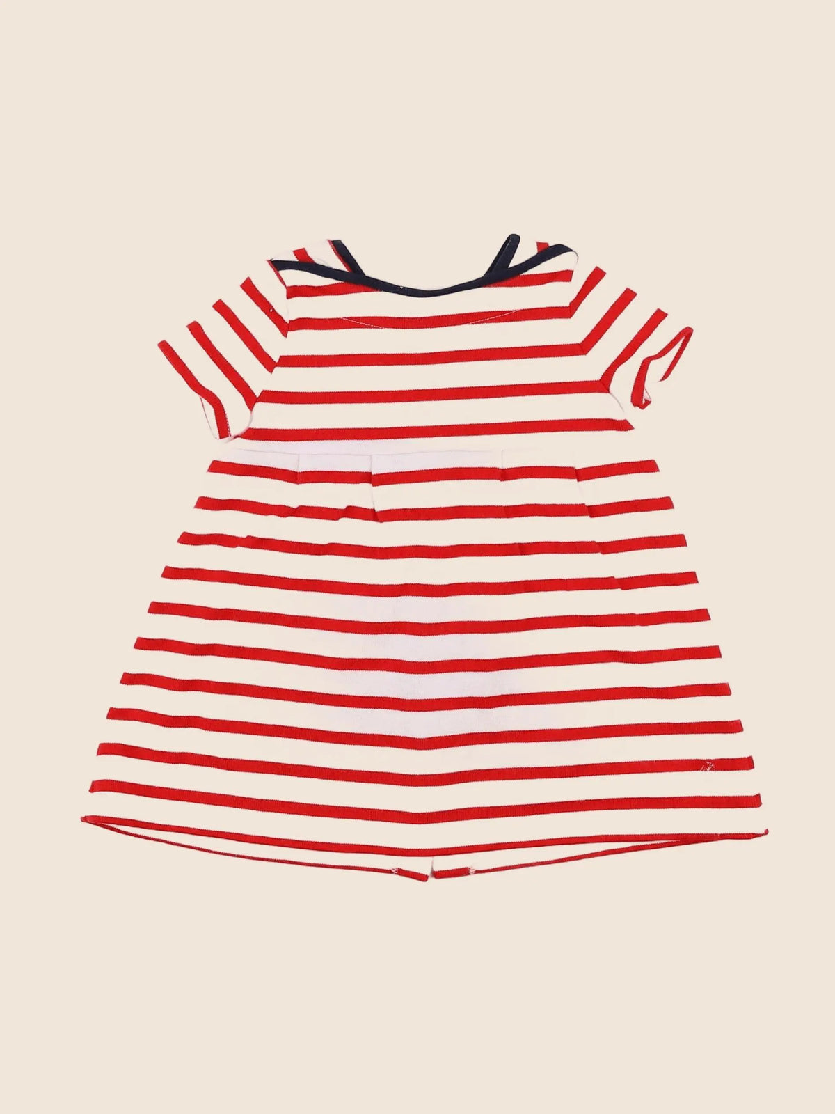 Petit Bateau - robe rouge - 6 mois