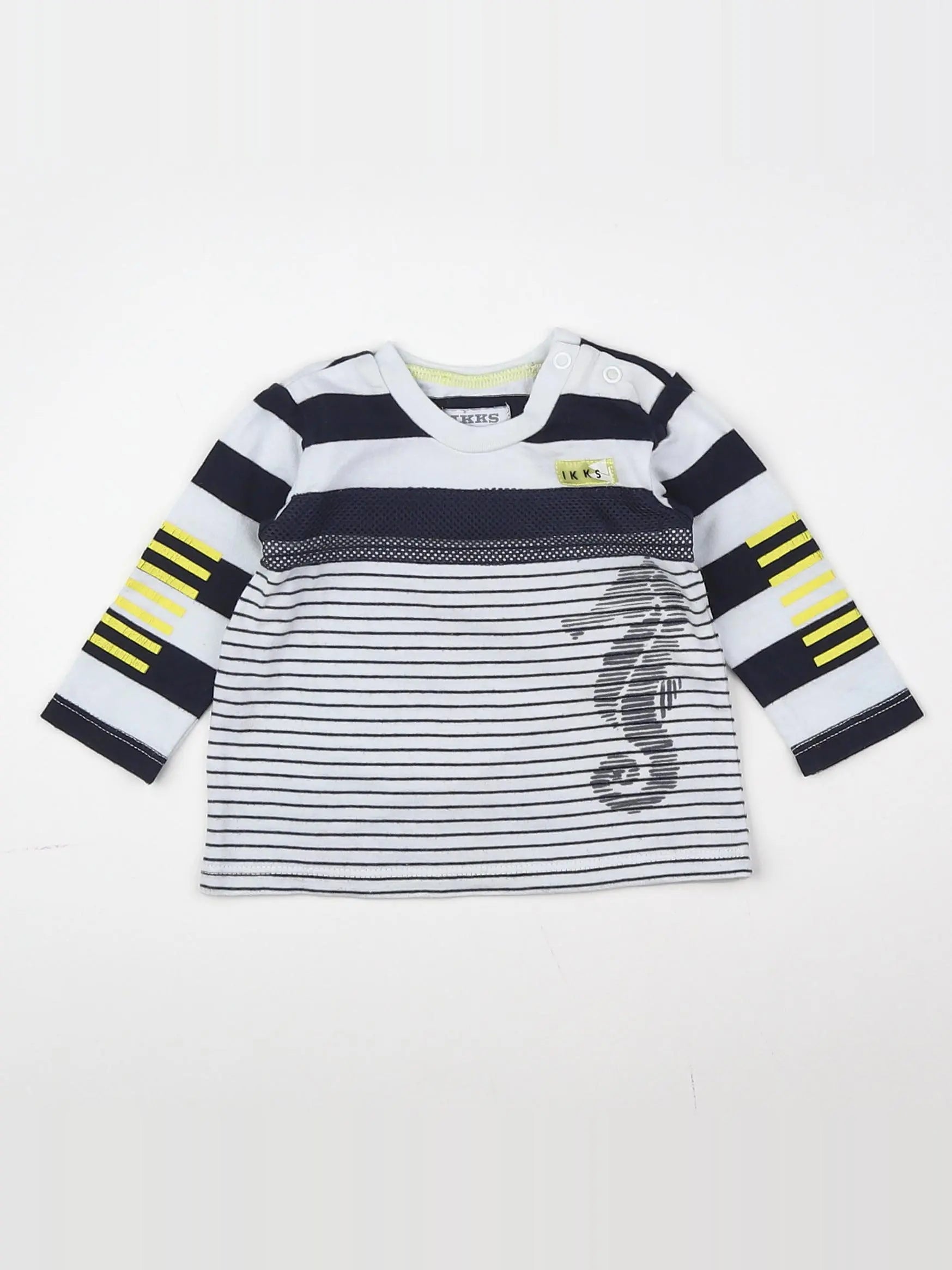 IKKS - tee-shirt multicolore - 3 mois