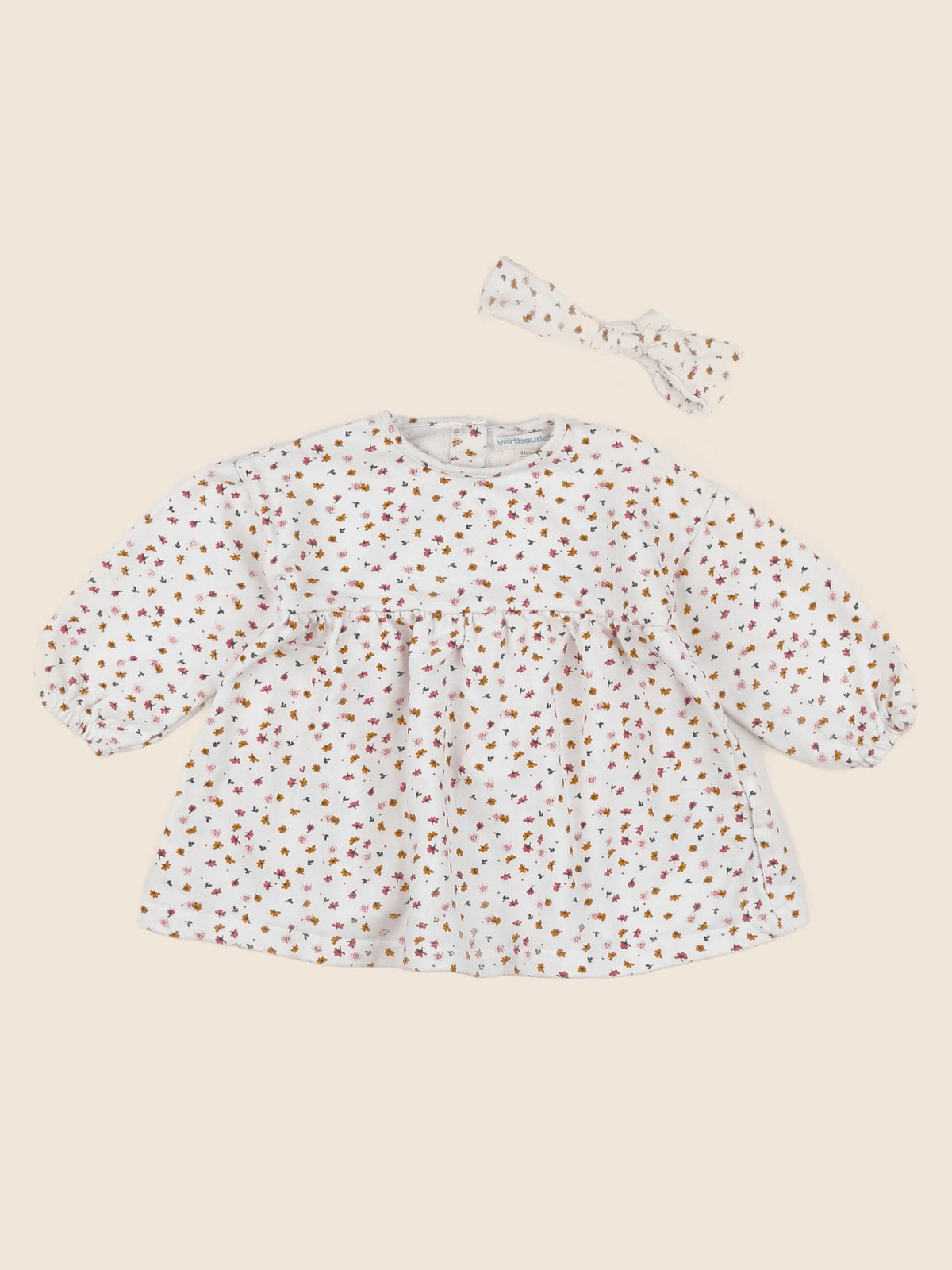 Vertbaudet - robe multicolore - 18 mois