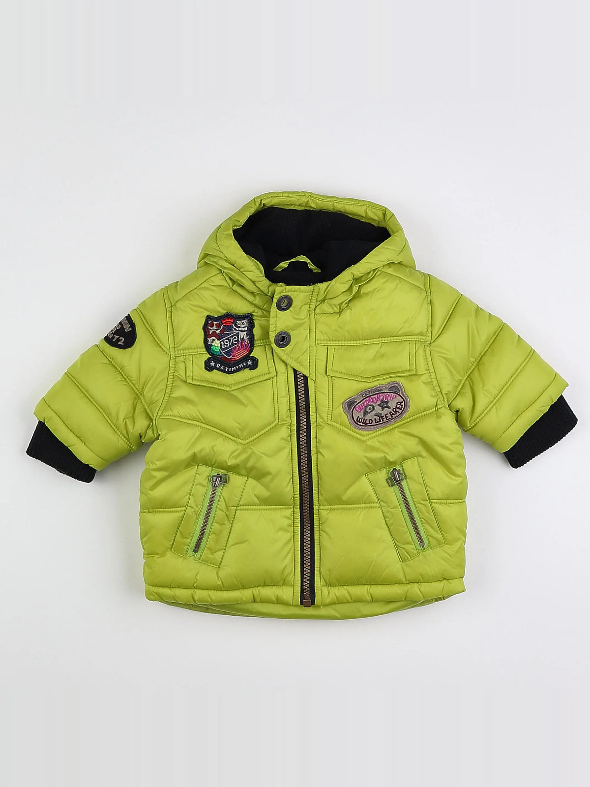 Catimini - doudoune vert - 3 mois