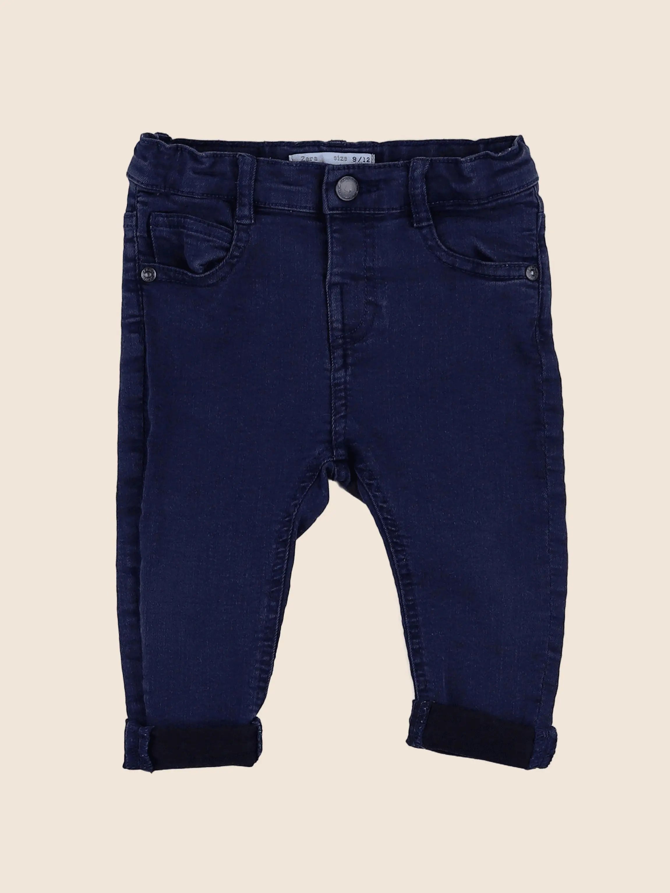 Zara - jean bleu - 9/12 mois