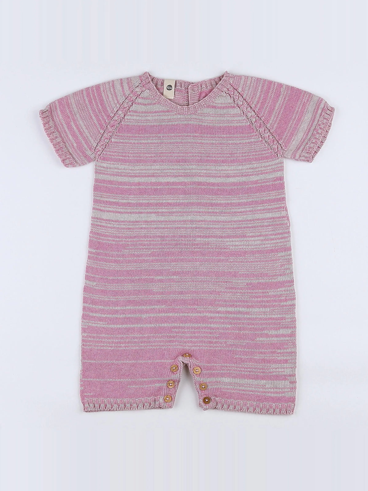 Bayiri  - combinaison rose (neuf) - 12 mois
