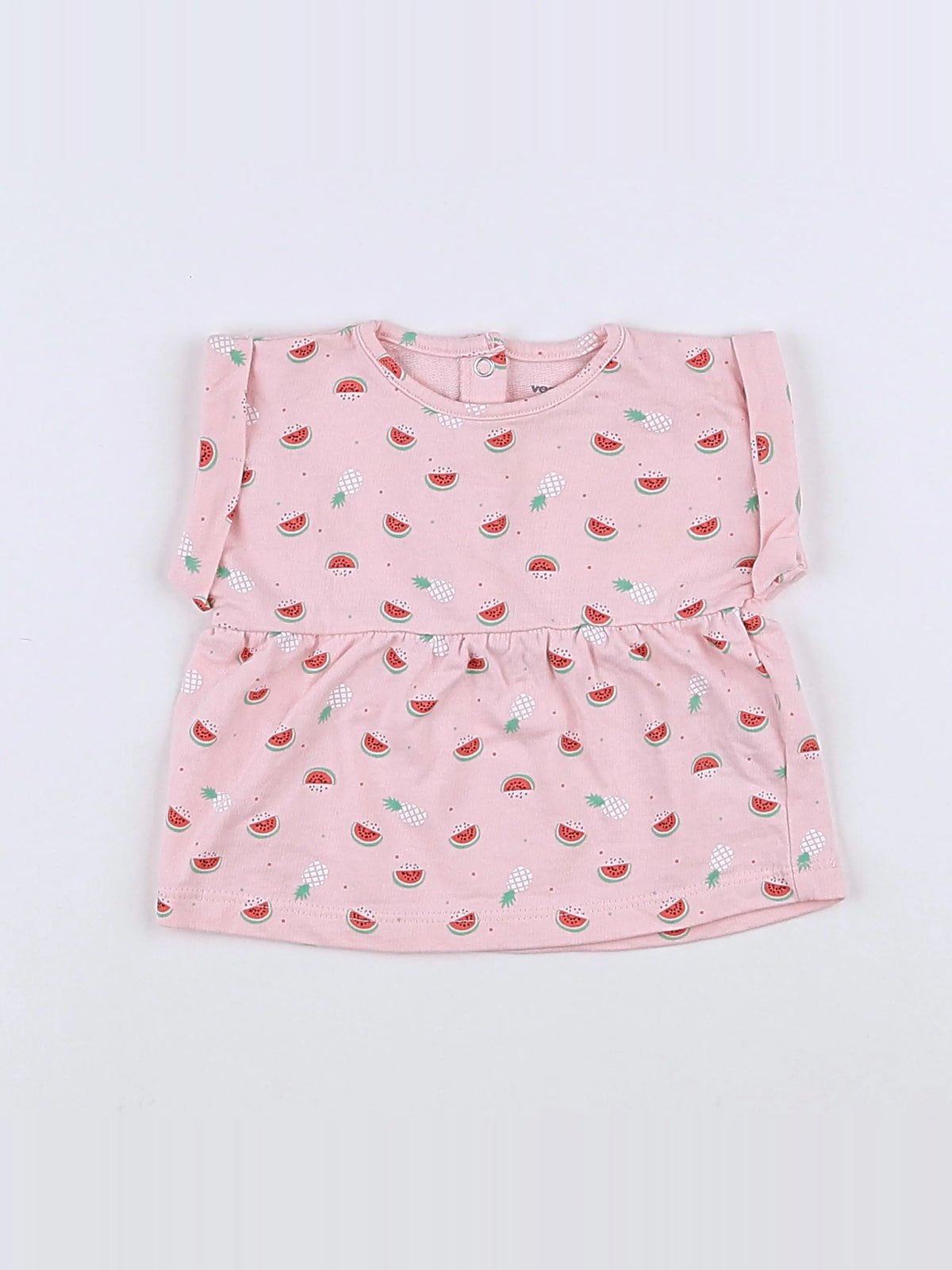 Vertbaudet - tee-shirt rose - 1 mois