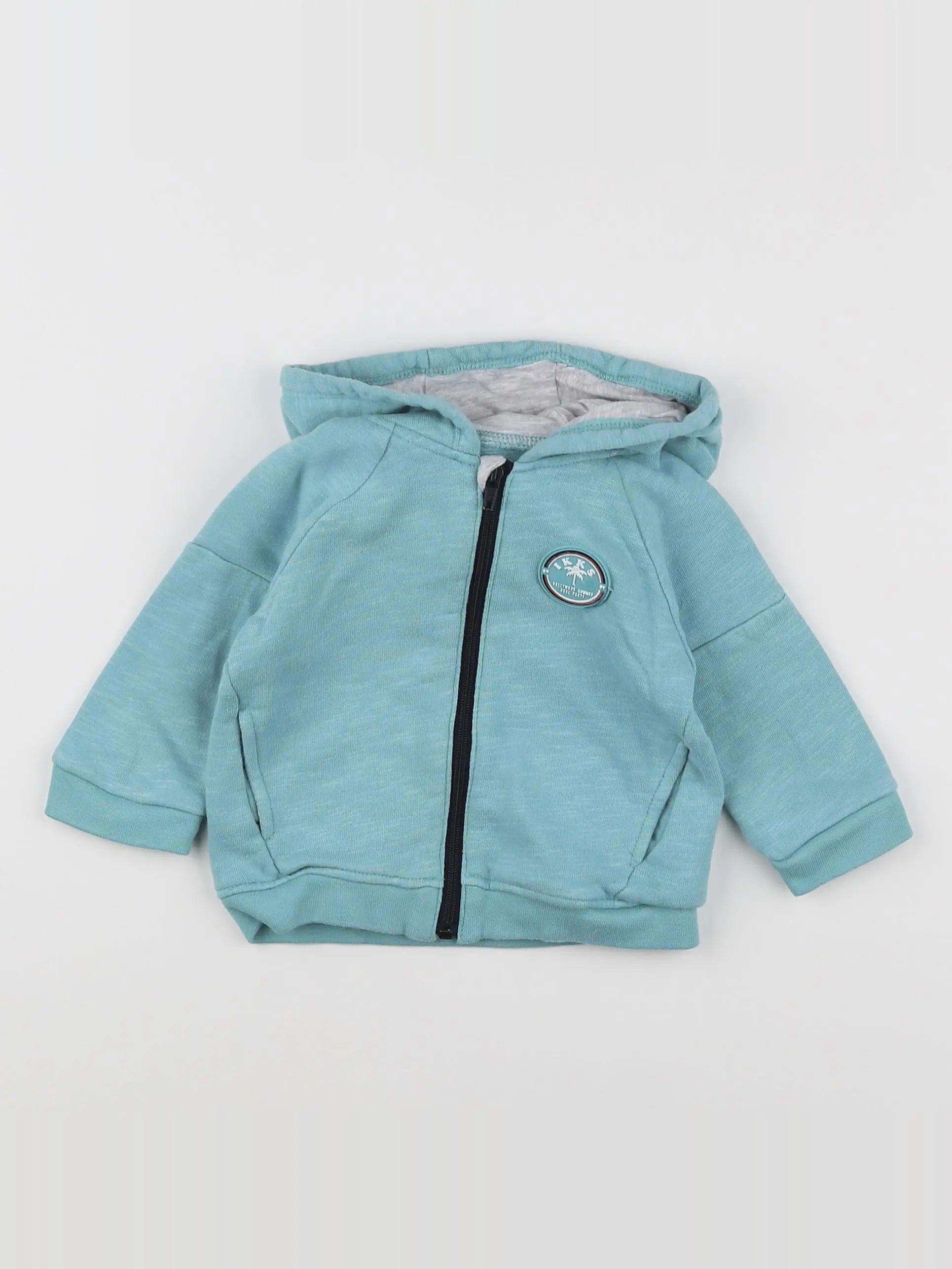 IKKS - sweat imprimé au dos violet - 6 mois